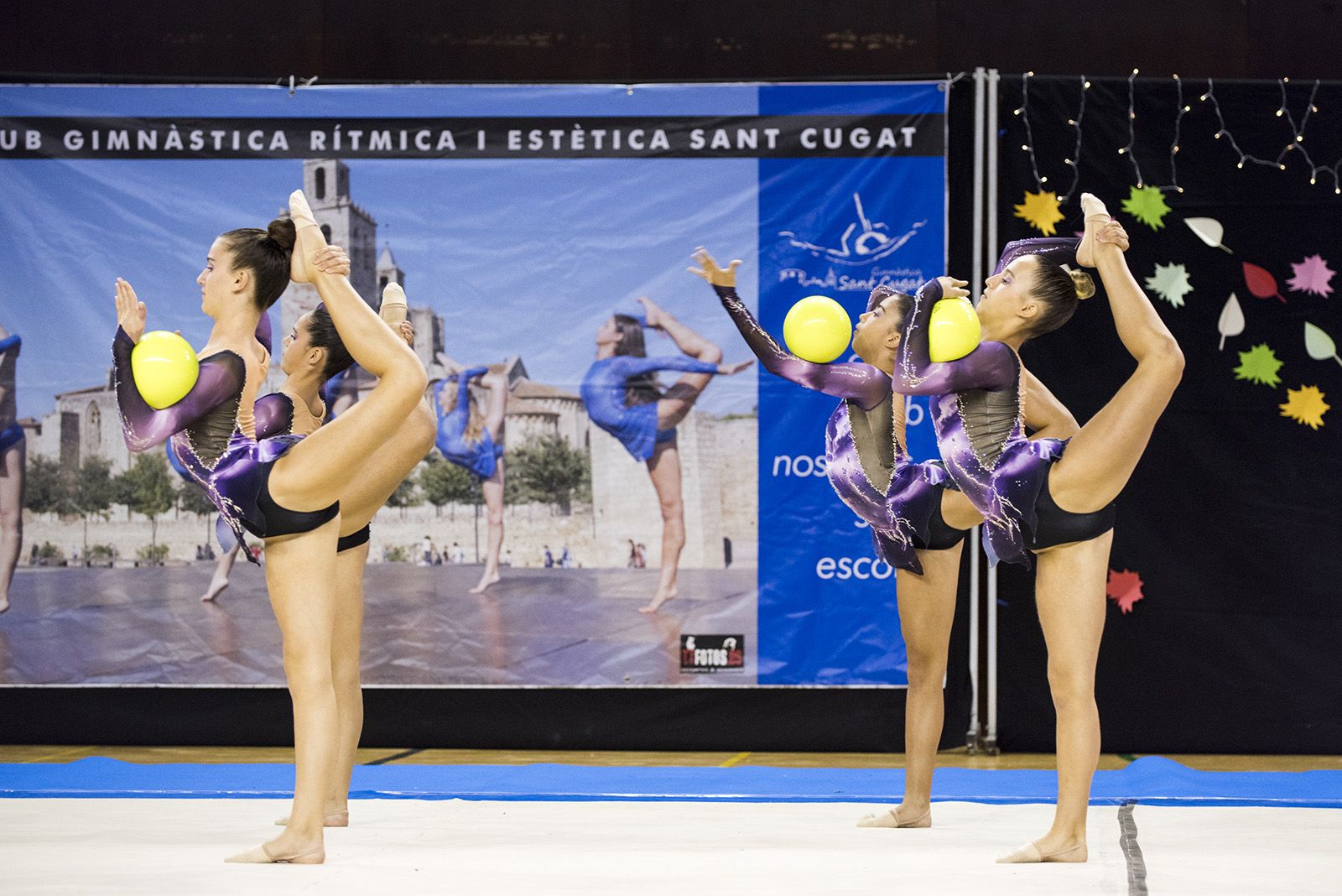 Presentació d'equips del Club Gimnàstica Rítmica i Estètica Sant Cugat. FOTO: Bernat Millet (TOT Sant Cugat)