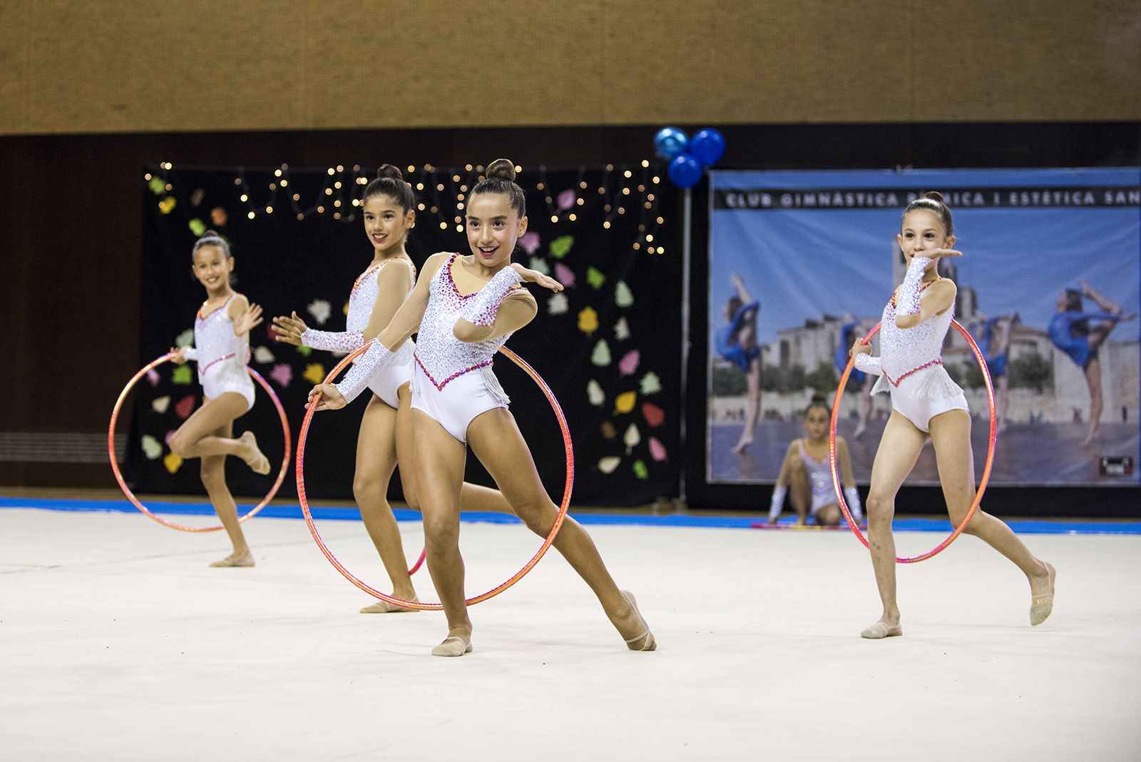 Presentació d'equips del Club Gimnàstica Rítmica i Estètica Sant Cugat. FOTO: Bernat Millet (TOT Sant Cugat)