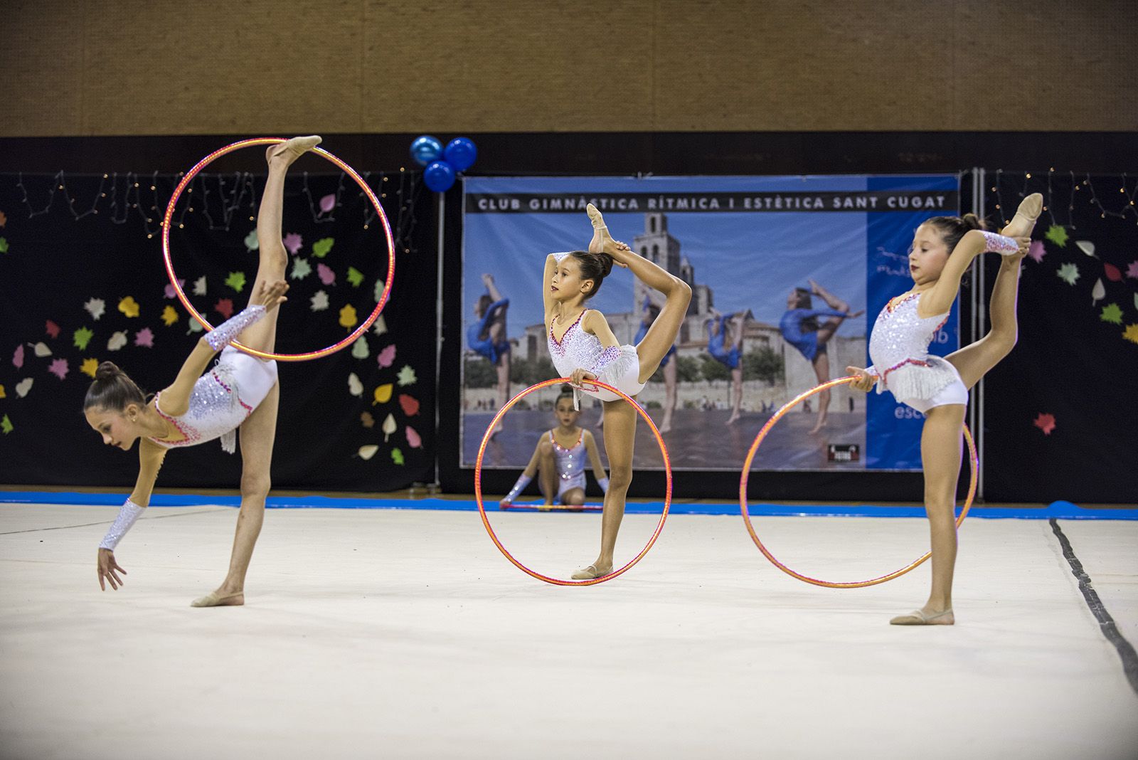 Presentació d'equips del Club Gimnàstica Rítmica i Estètica Sant Cugat. FOTO: Bernat Millet (TOT Sant Cugat)