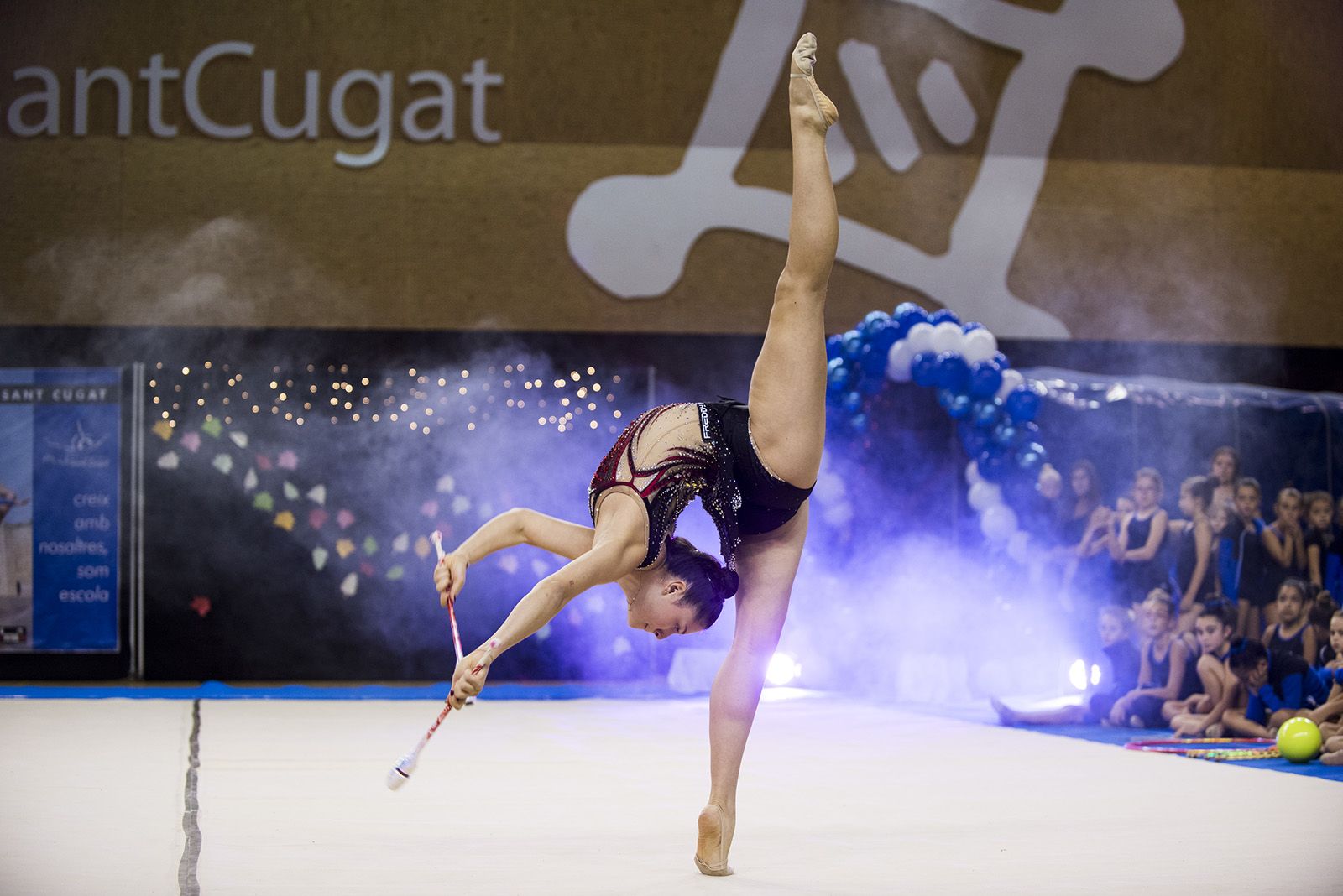 Presentació d'equips del Club Gimnàstica Rítmica i Estètica Sant Cugat. FOTO: Bernat Millet (TOT Sant Cugat)