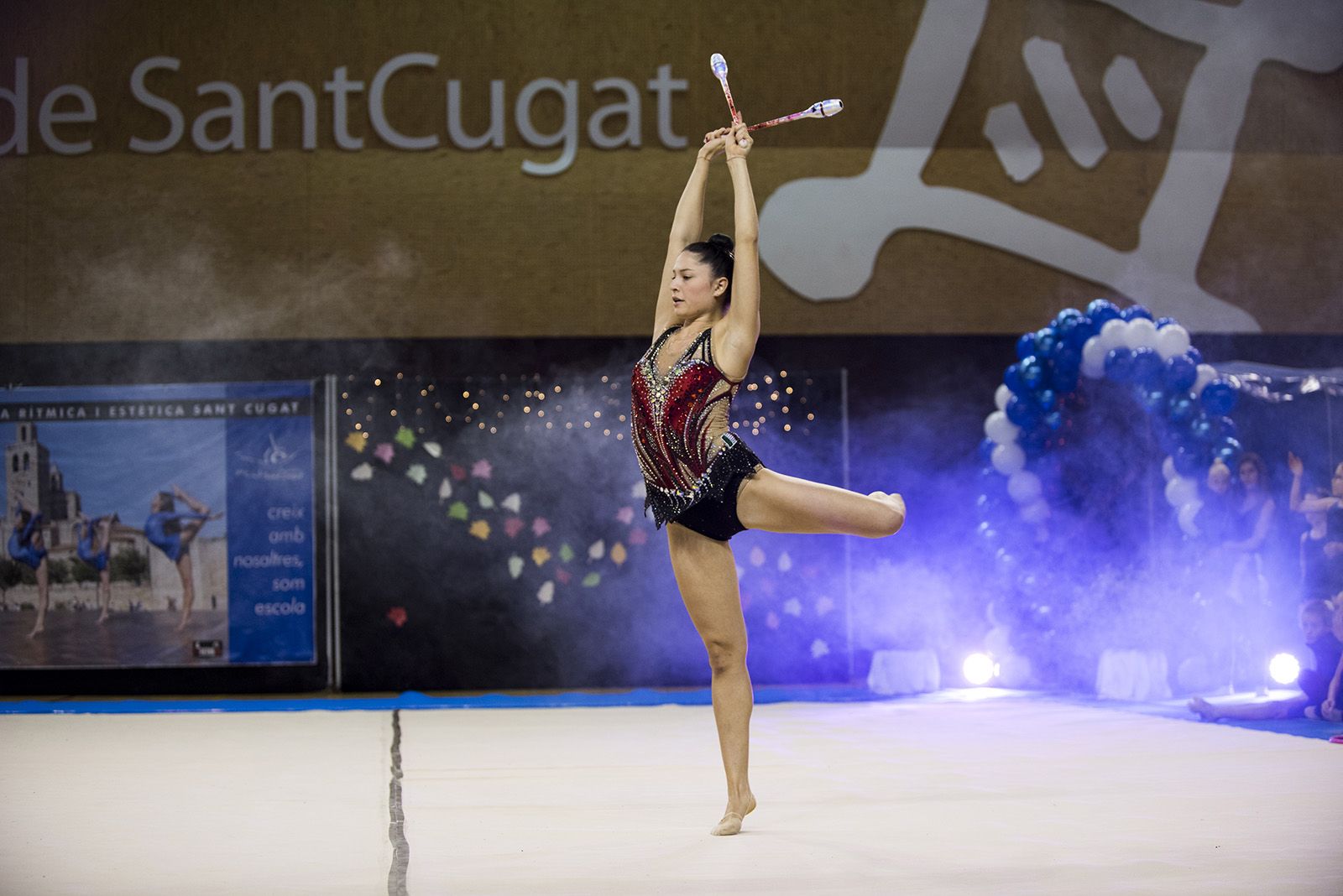 Presentació d'equips del Club Gimnàstica Rítmica i Estètica Sant Cugat. FOTO: Bernat Millet (TOT Sant Cugat)