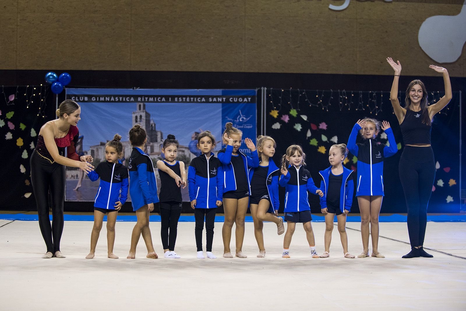 Presentació d'equips del Club Gimnàstica Rítmica i Estètica Sant Cugat. FOTO: Bernat Millet (TOT Sant Cugat)