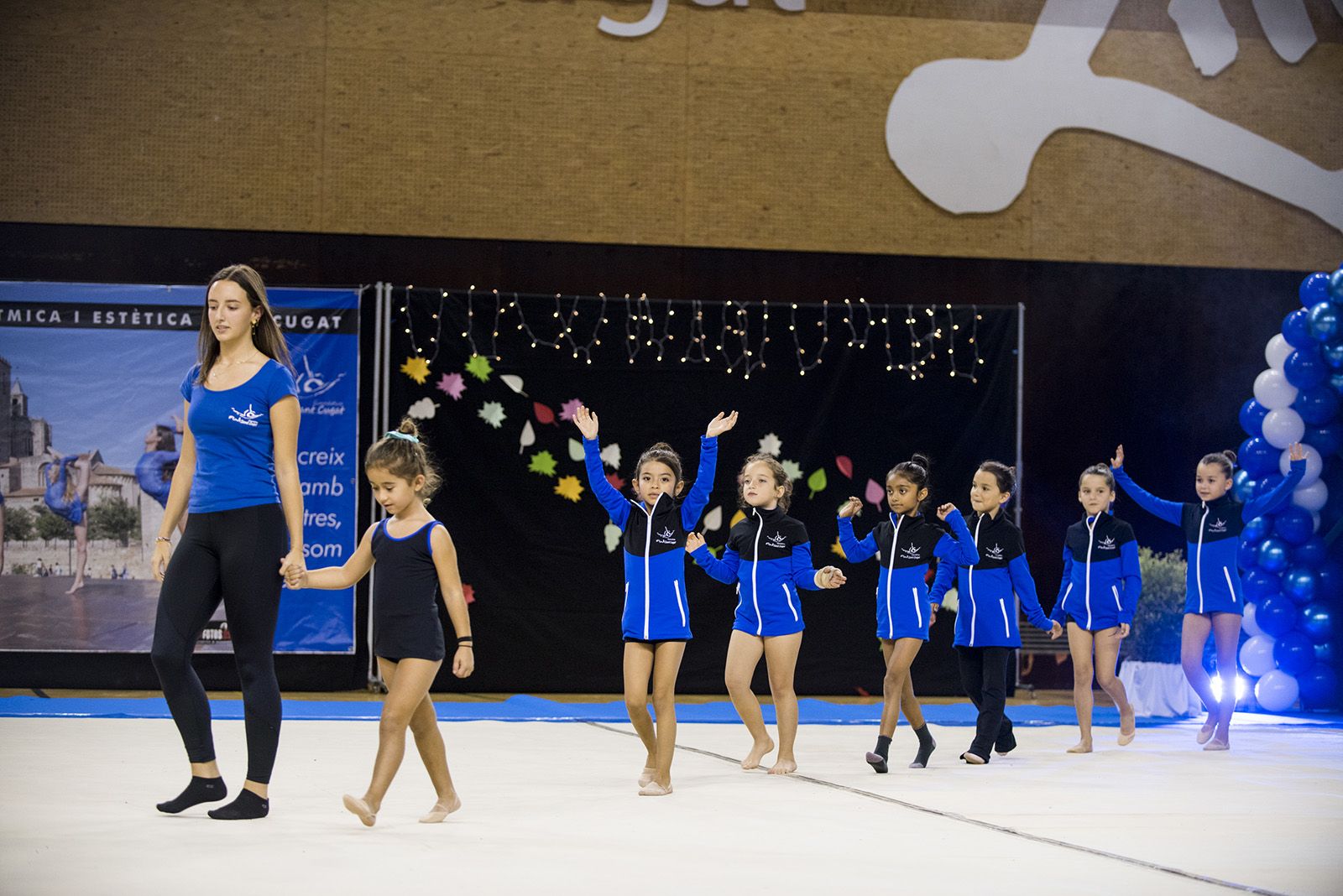 Presentació d'equips del Club Gimnàstica Rítmica i Estètica Sant Cugat. FOTO: Bernat Millet (TOT Sant Cugat)