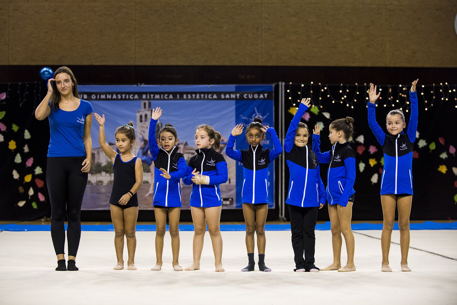 Presentació d'equips del Club Gimnàstica Rítmica i Estètica Sant Cugat. FOTO: Bernat Millet (TOT Sant Cugat)