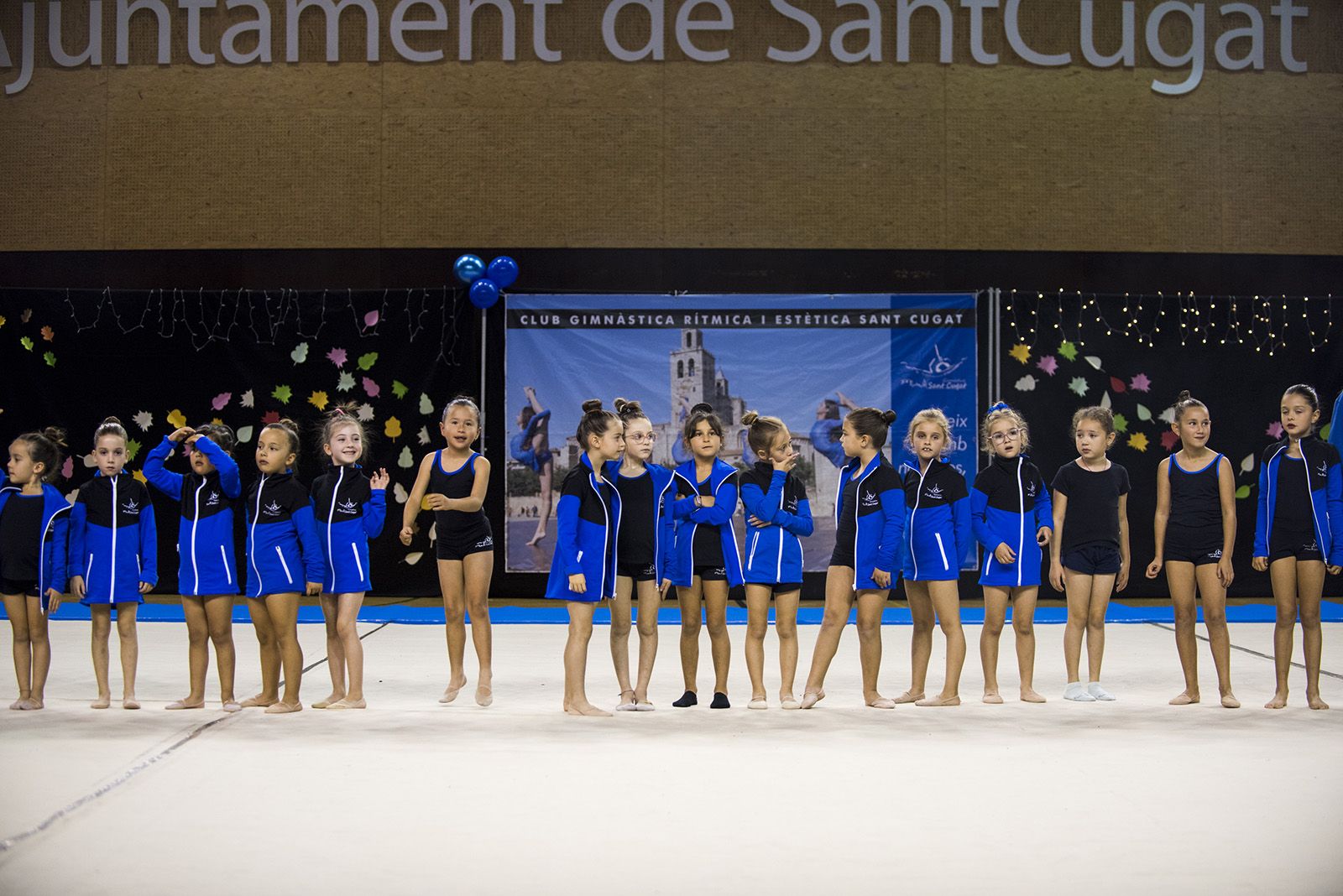 Presentació d'equips del Club Gimnàstica Rítmica i Estètica Sant Cugat. FOTO: Bernat Millet (TOT Sant Cugat)