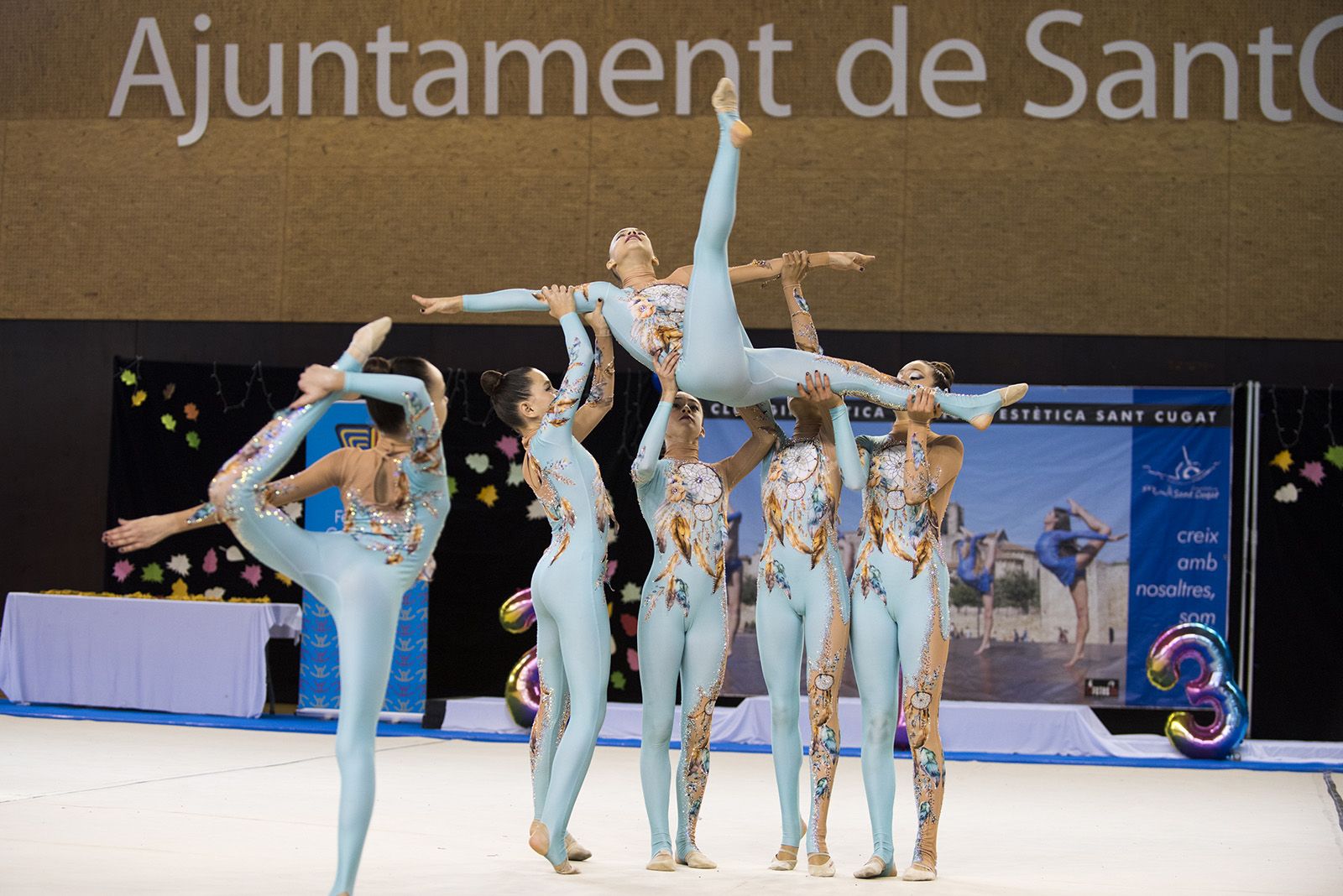 Campionat de Catalunya d'estètica de grup. FOTO: Bernat Millet.