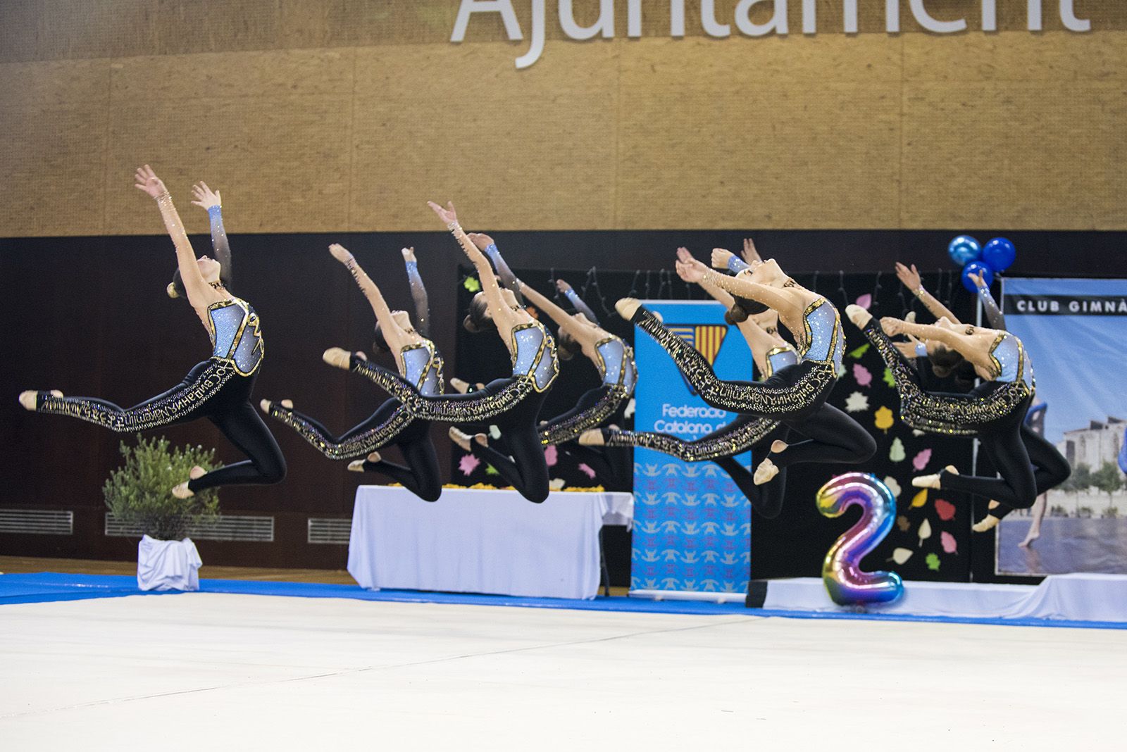 Campionat de Catalunya d'estètica de grup. FOTO: Bernat Millet.