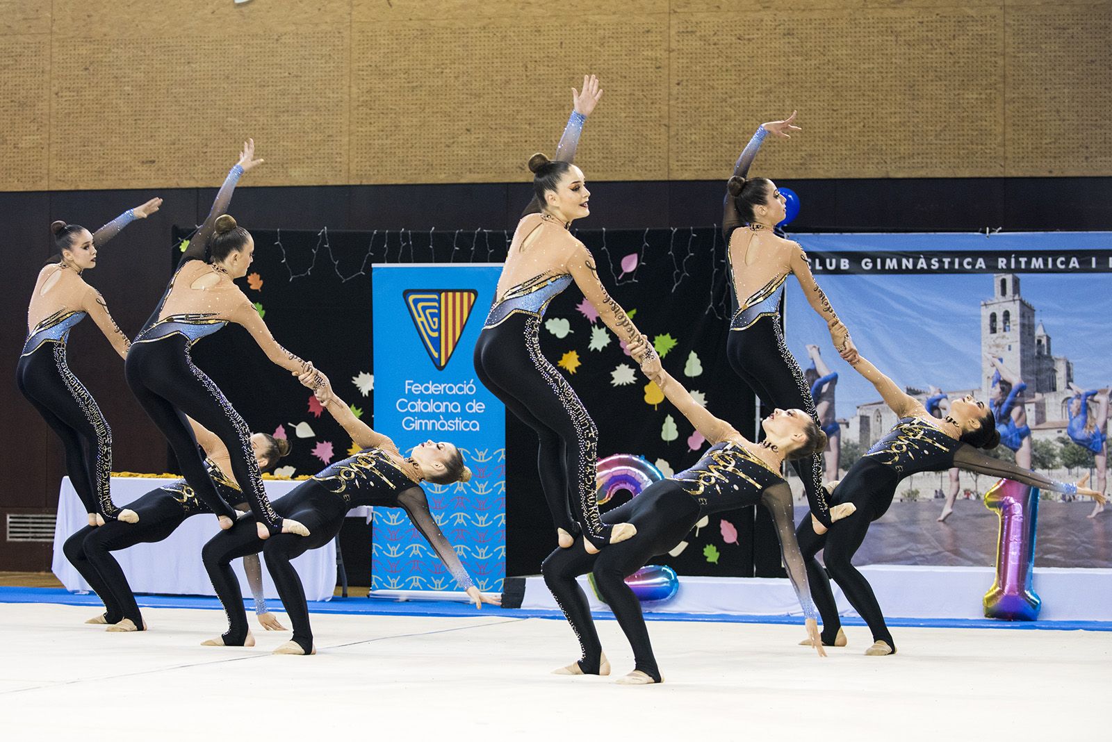 Campionat de Catalunya d'estètica de grup. FOTO: Bernat Millet.