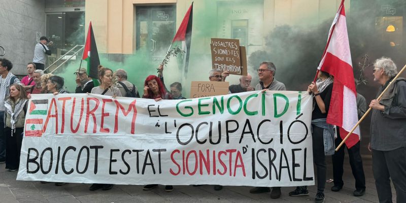 Manifestació de Sant Cugat amb Palestina. FOTO: TOT Sant Cugat