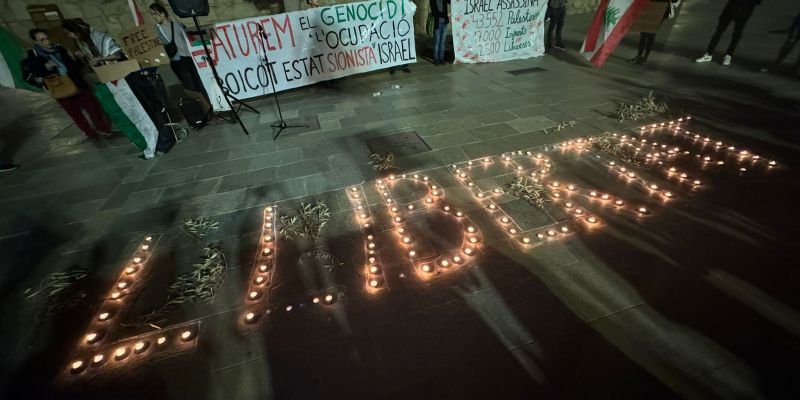 Manifestació de Sant Cugat amb Palestina. FOTO: TOT Sant Cugat