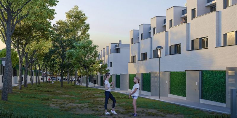 Atlas Homes Rubí davant del Parc de Ca n’Oriol. FOTO: Cedida