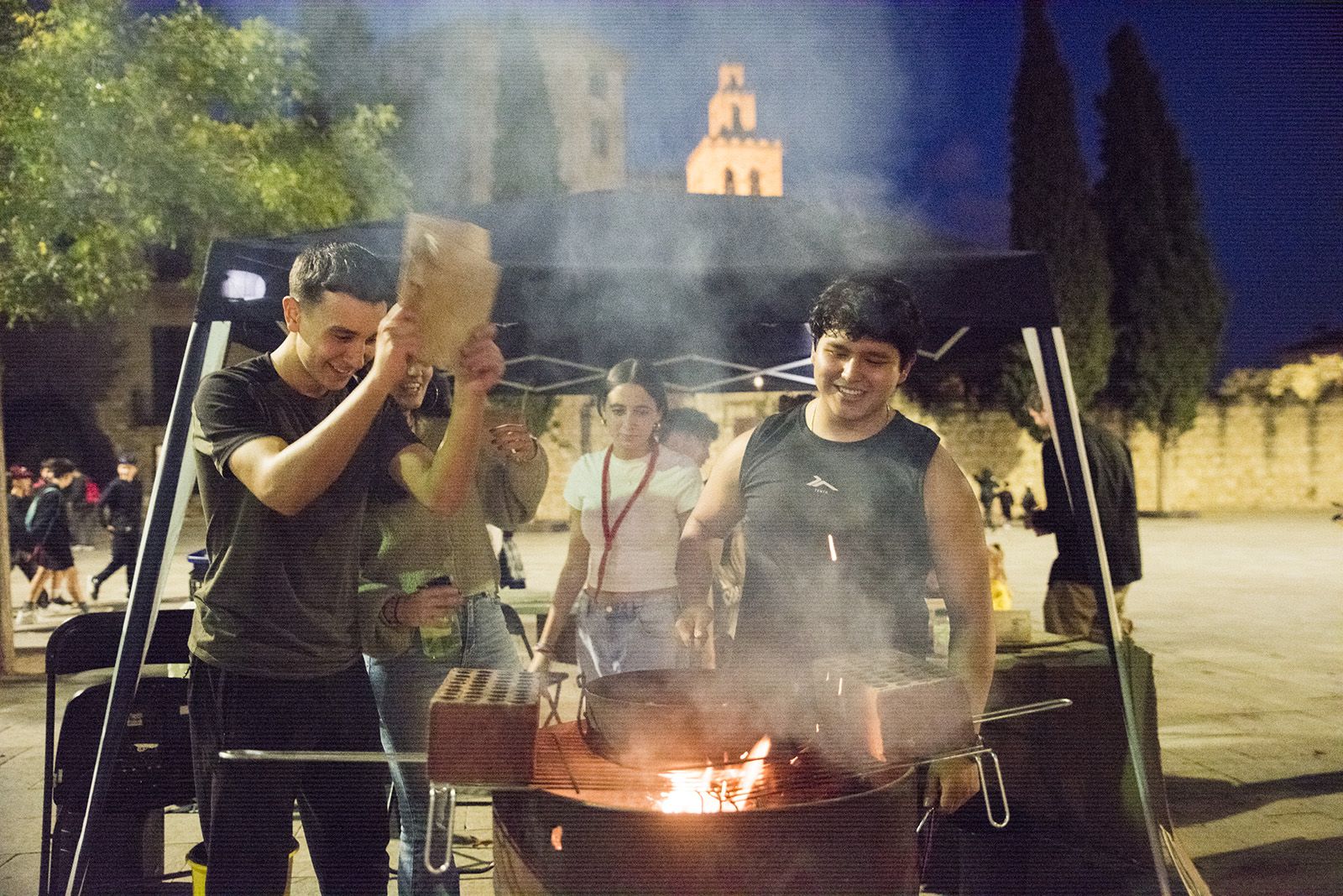 Castanyada a Sant Cugat. FOTO: Bernat Millet