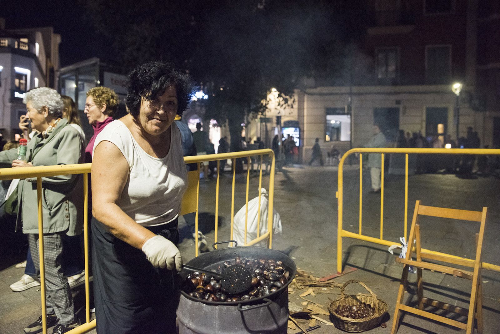 Castanyada a Sant Cugat. FOTO: Bernat Millet