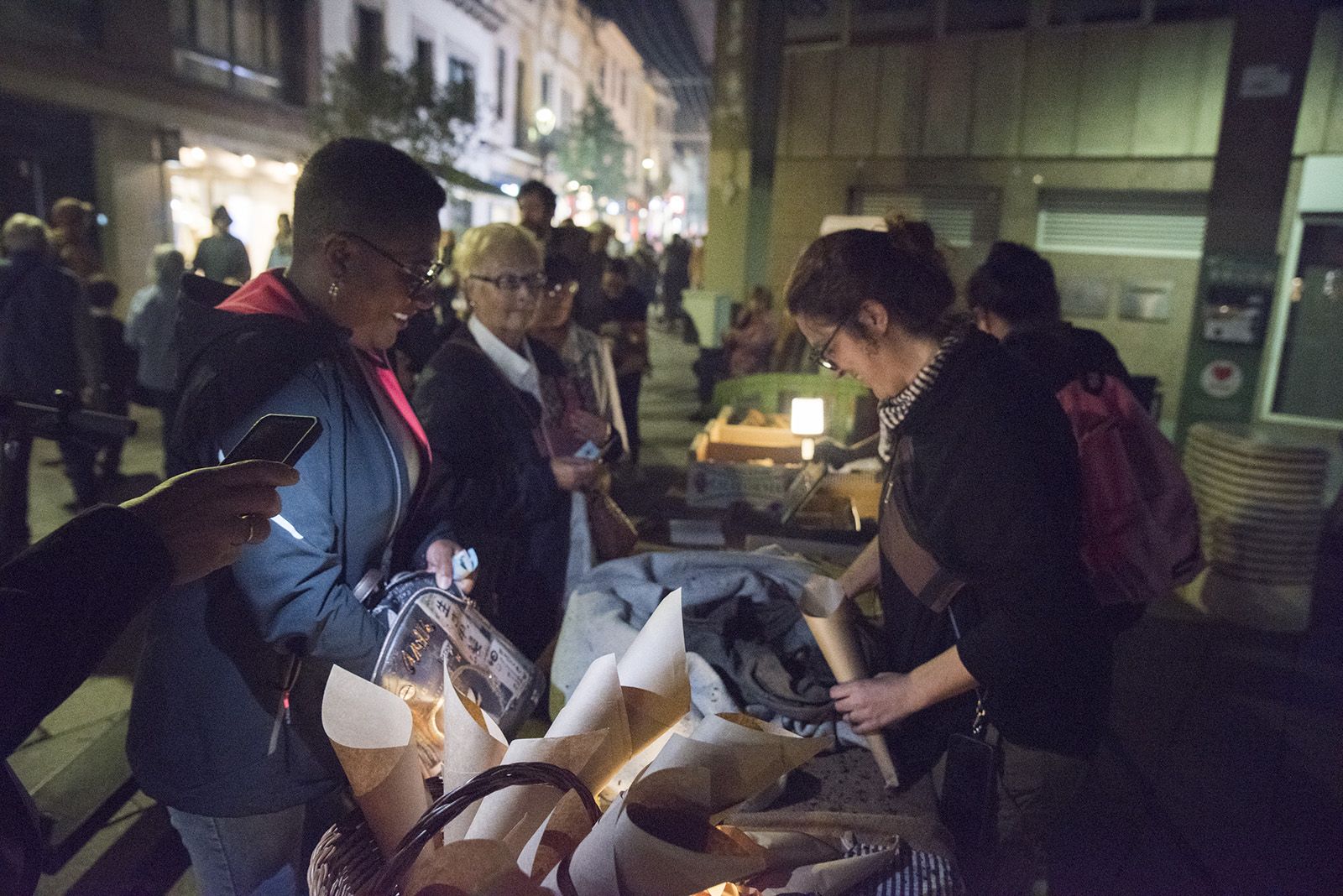 Castanyada a Sant Cugat. FOTO: Bernat Millet