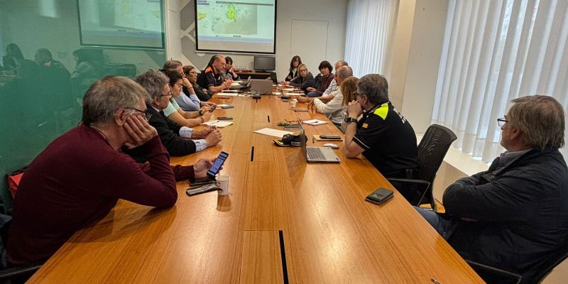 Reunió del Comitè. FOTO: Cedida per l'Ajuntament de Sant Cugat