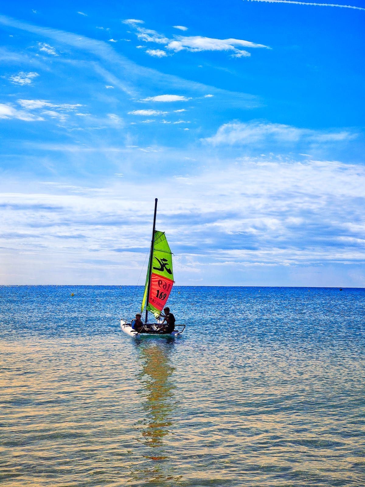 De viatge entre el cel i el mar · Platja d'Altafulla FOTO: Mireia Renau Bonastre