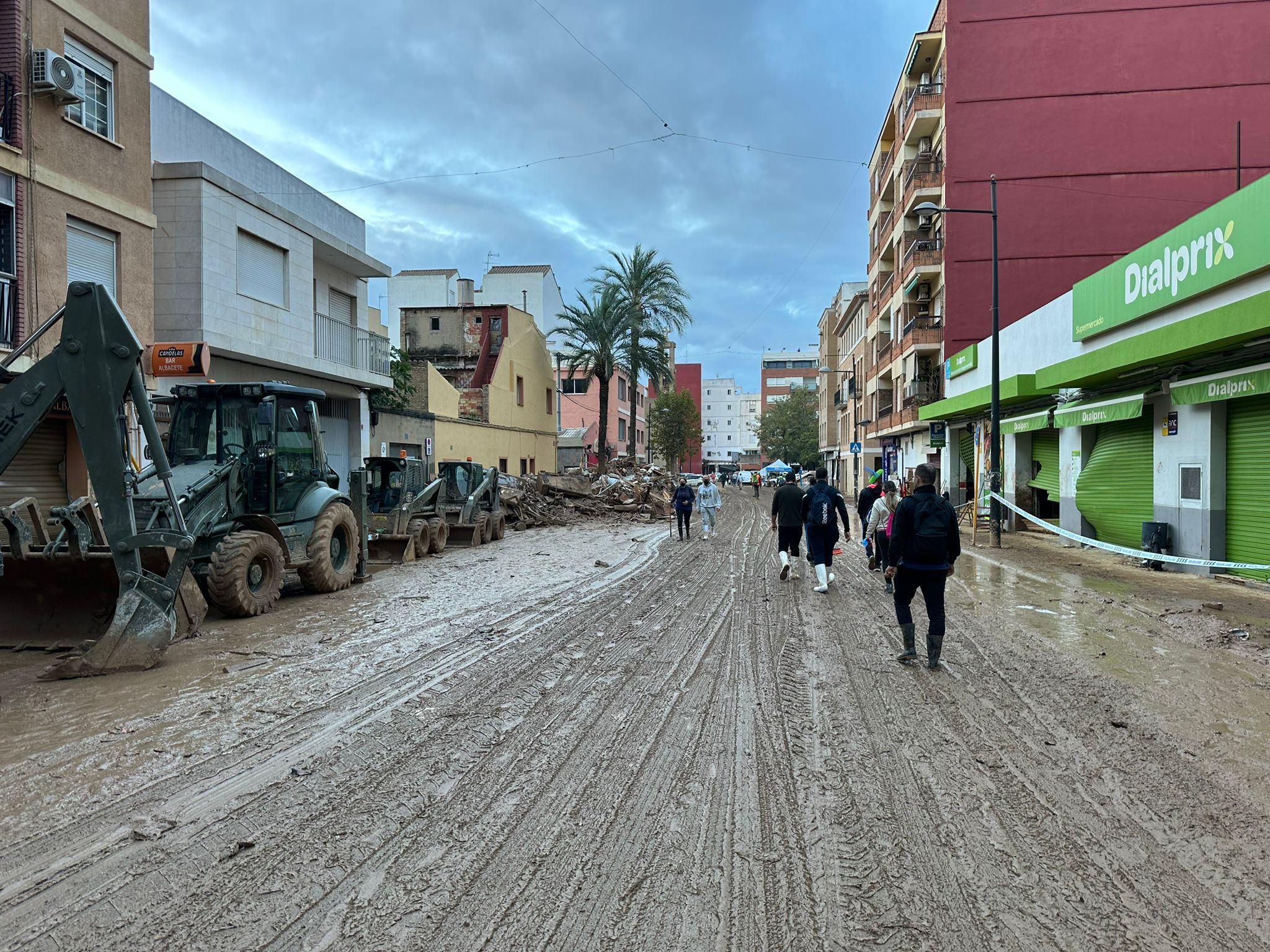 Paiporta, a primera hora del matí FOTO: Carlos Rojas (VIA Empresa)