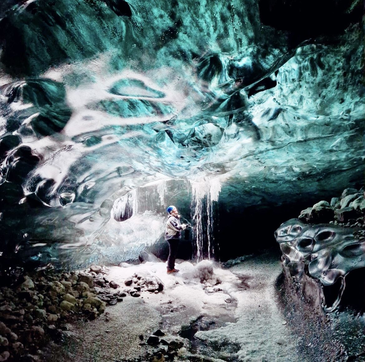 Estats de l'aigua · Blue Ice Cave FOTO: Núria Sauló Fernández