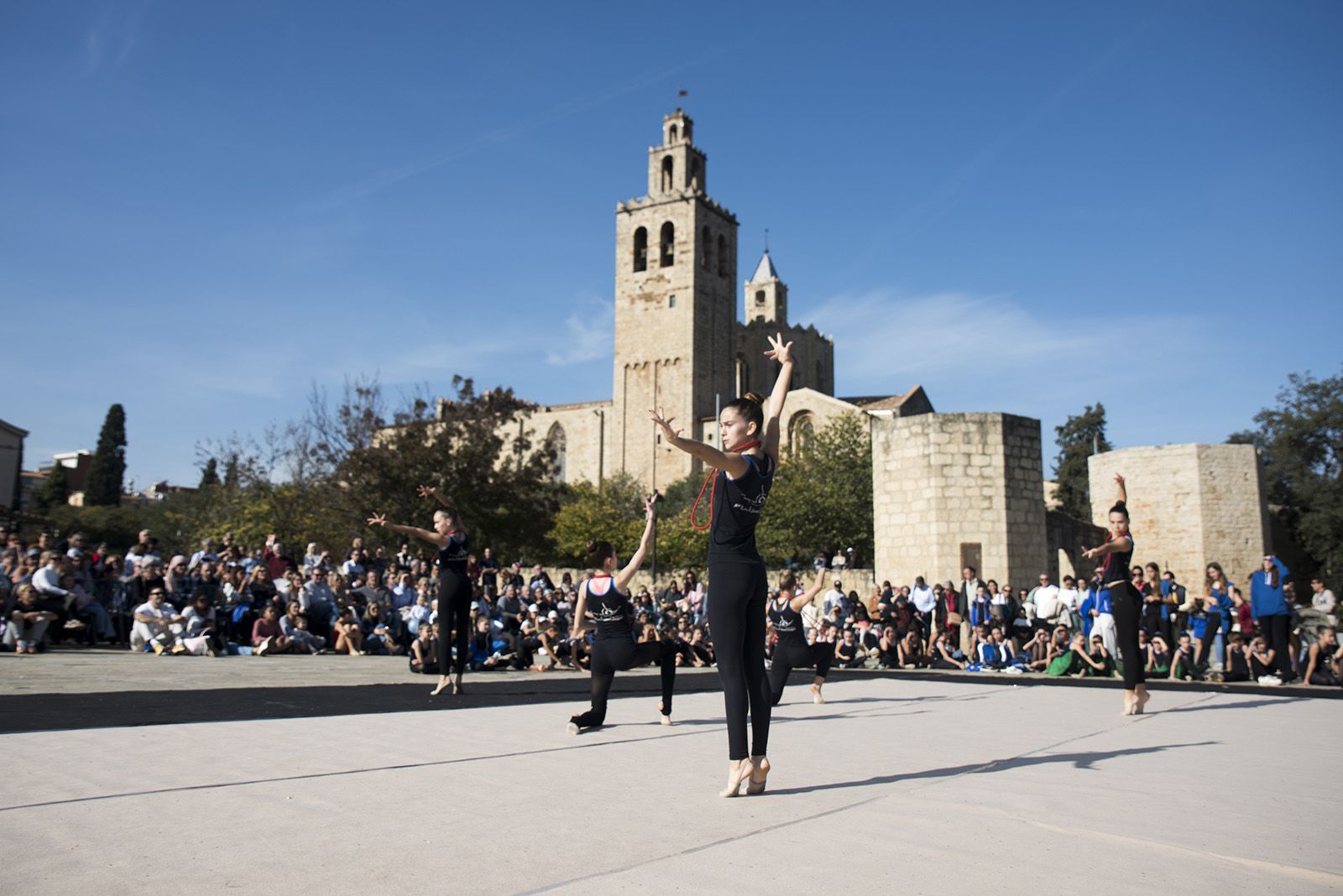 Exhibició Gimnàstica Rítmica I Estètica. FOTO: Bernat Millet.