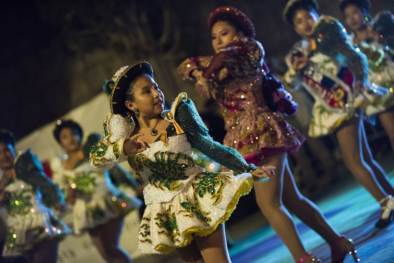 Mostra de dansa boliviana. FOTO: Bernat Millet.