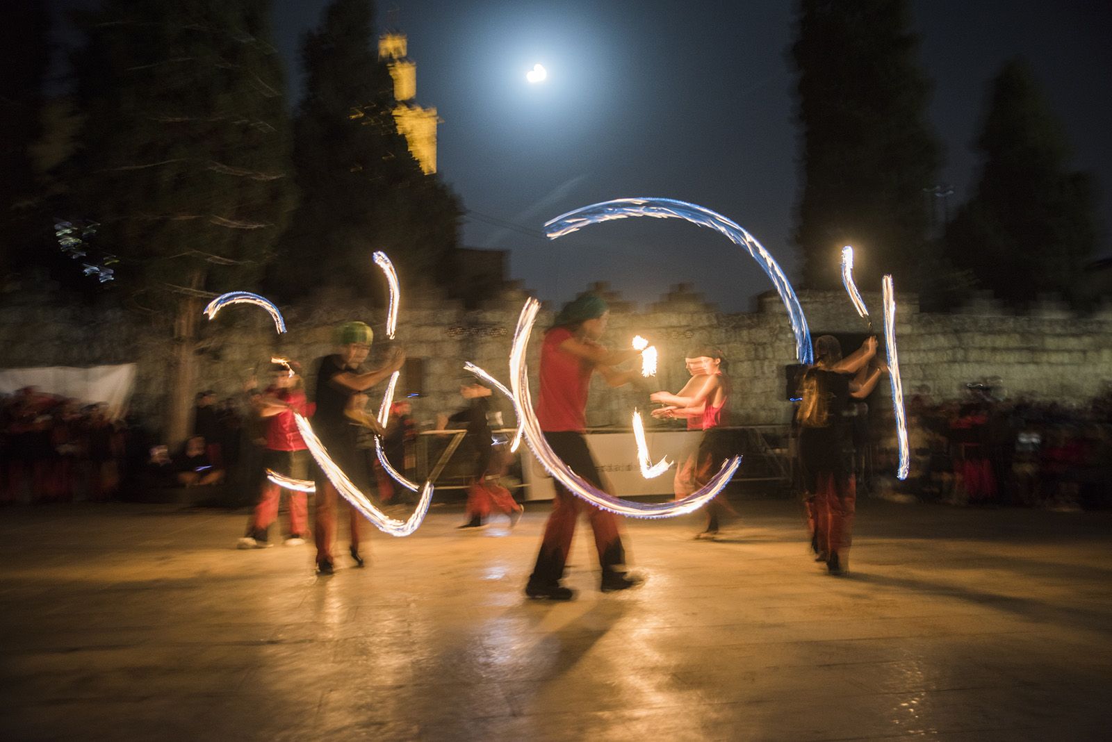 Correfoc Infantil amb colles convidades. FOTO: Bernat Millet.