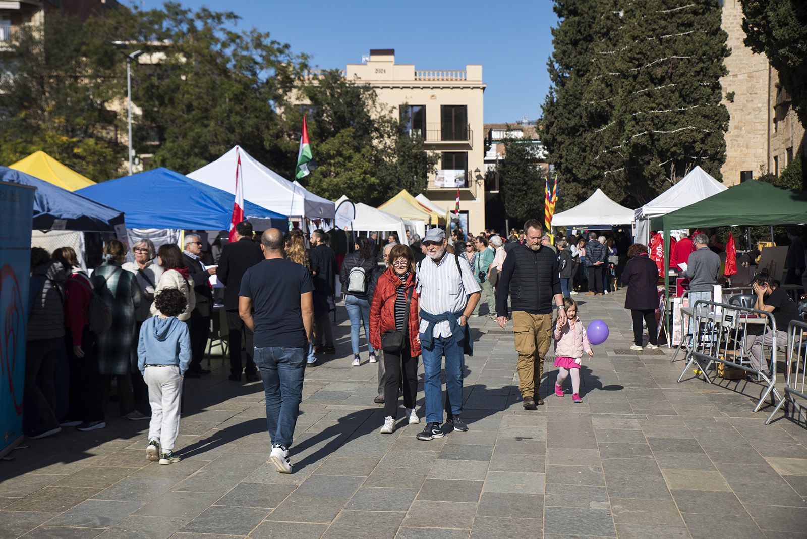 Fira d'entitats. FOTO: Bernat Millet.