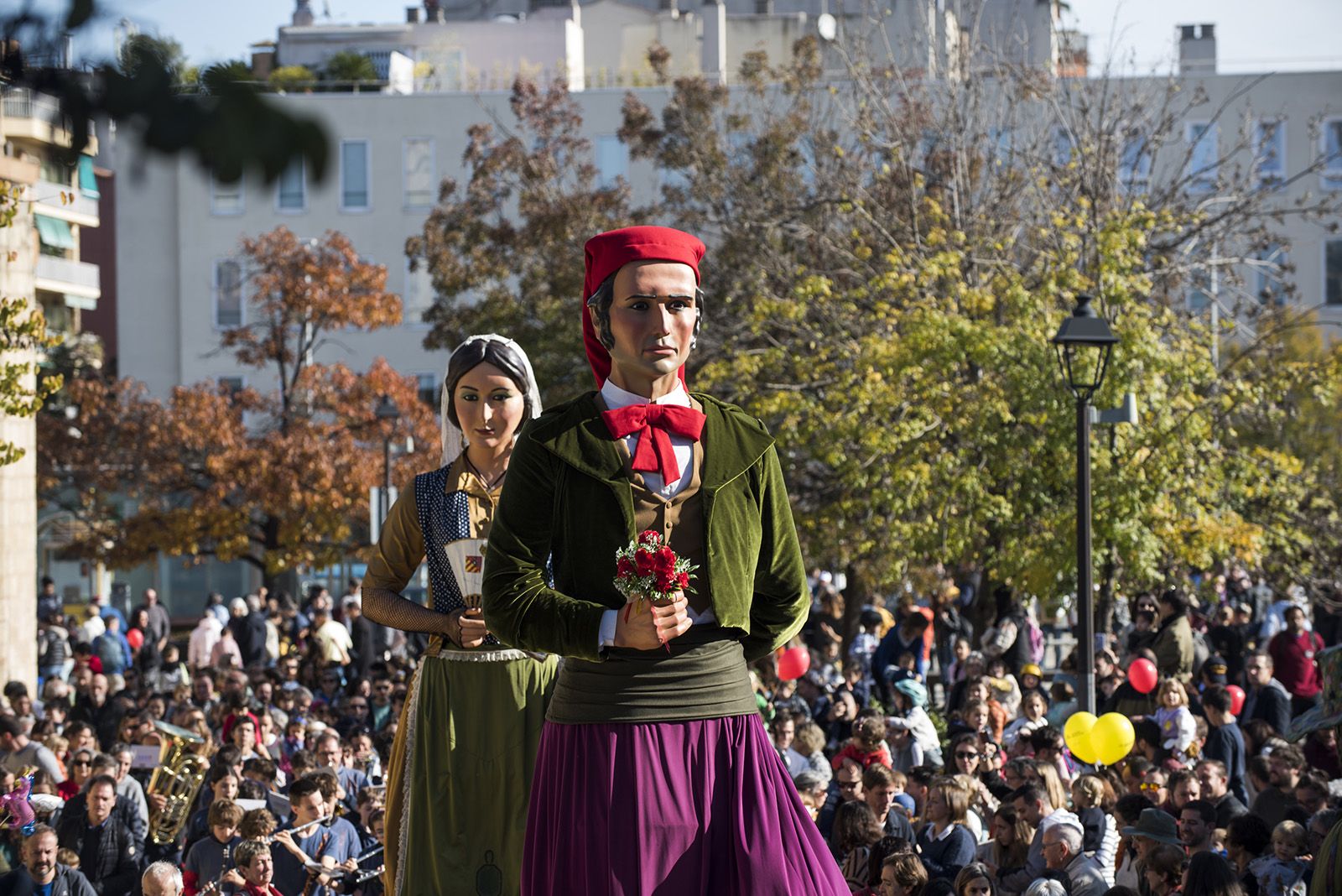 Cercavila de Gegants. FOTO: Bernat Millet.