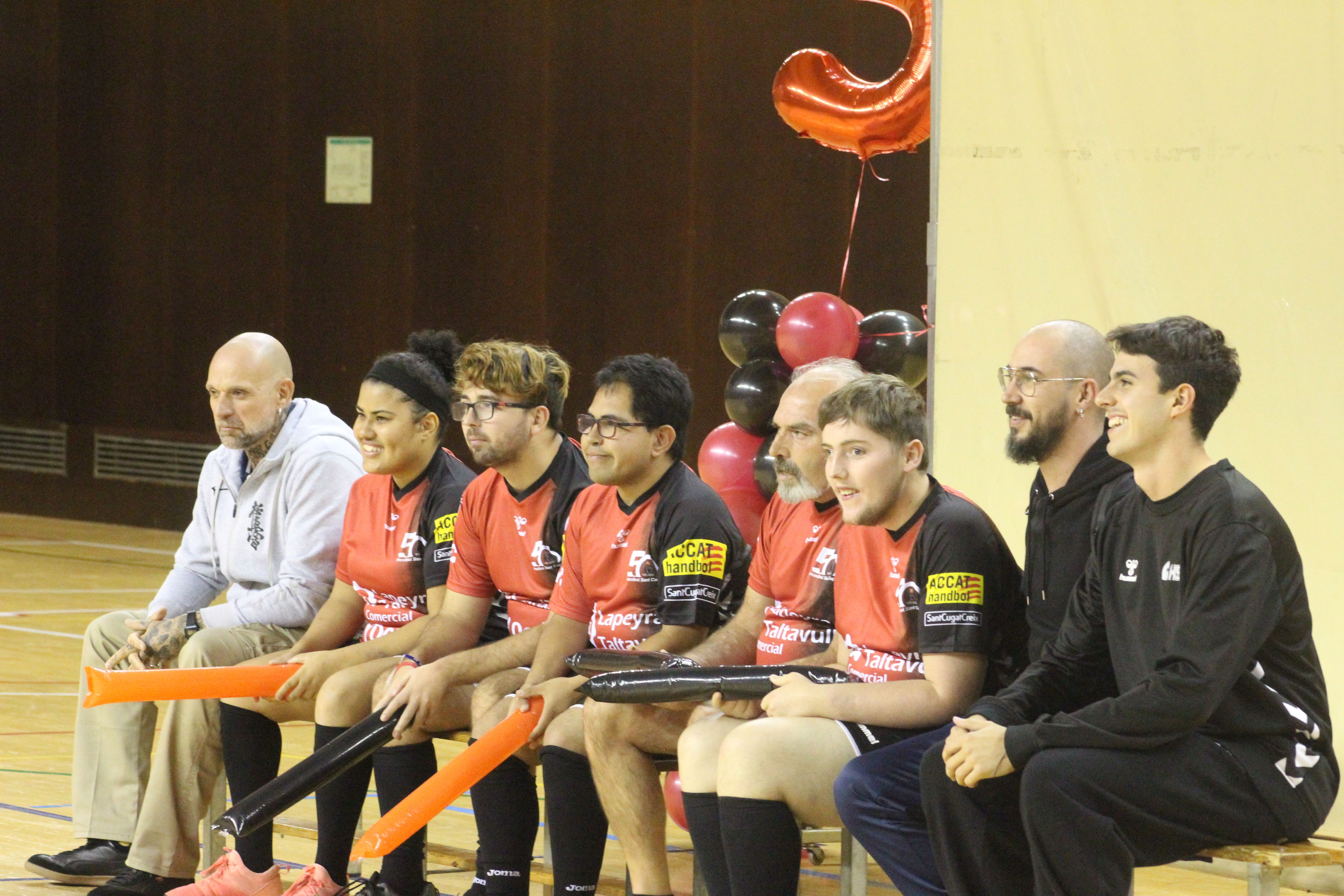 Presentació d'equips de l'Handbol Sant Cugat. FOTO: Handbol Sant Cugat