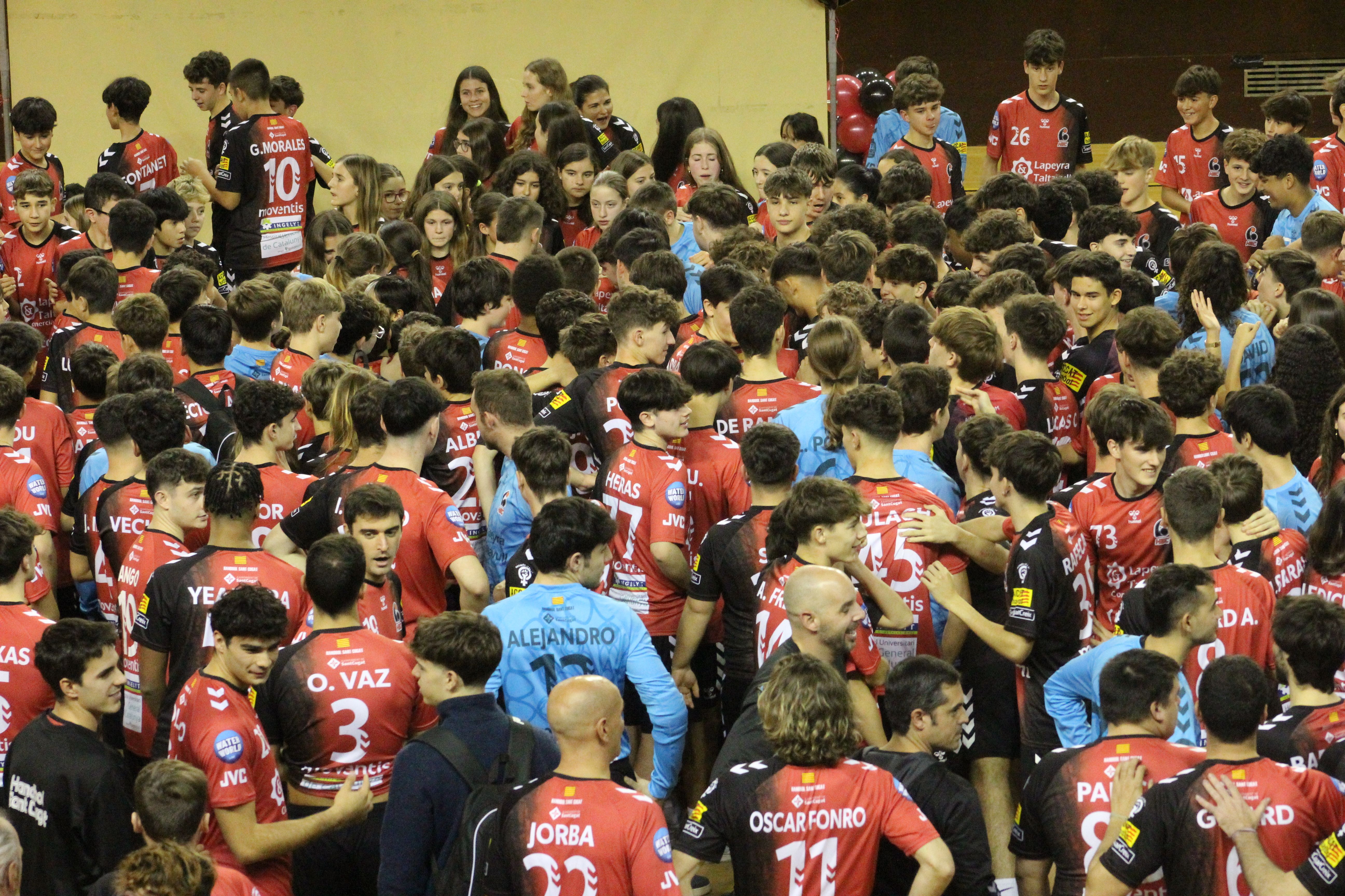 Presentació d'equips de l'Handbol Sant Cugat. FOTO: Handbol Sant Cugat