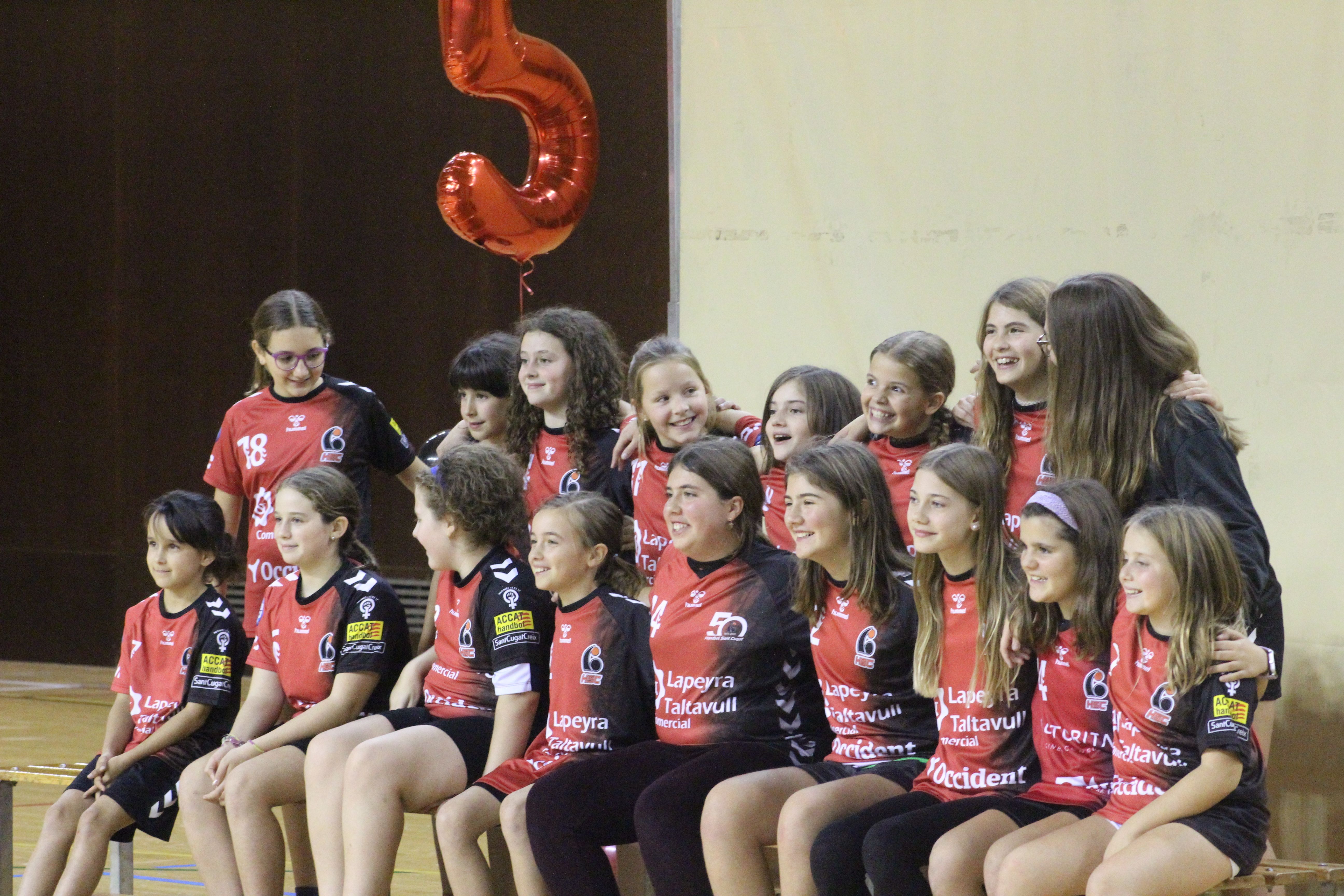 Presentació d'equips de l'Handbol Sant Cugat. FOTO: Handbol Sant Cugat