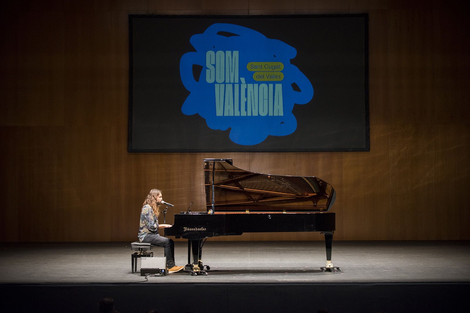 Lucas Delgado, piano - Música amb fusió de jazz. FOTO: Bernat Millet.