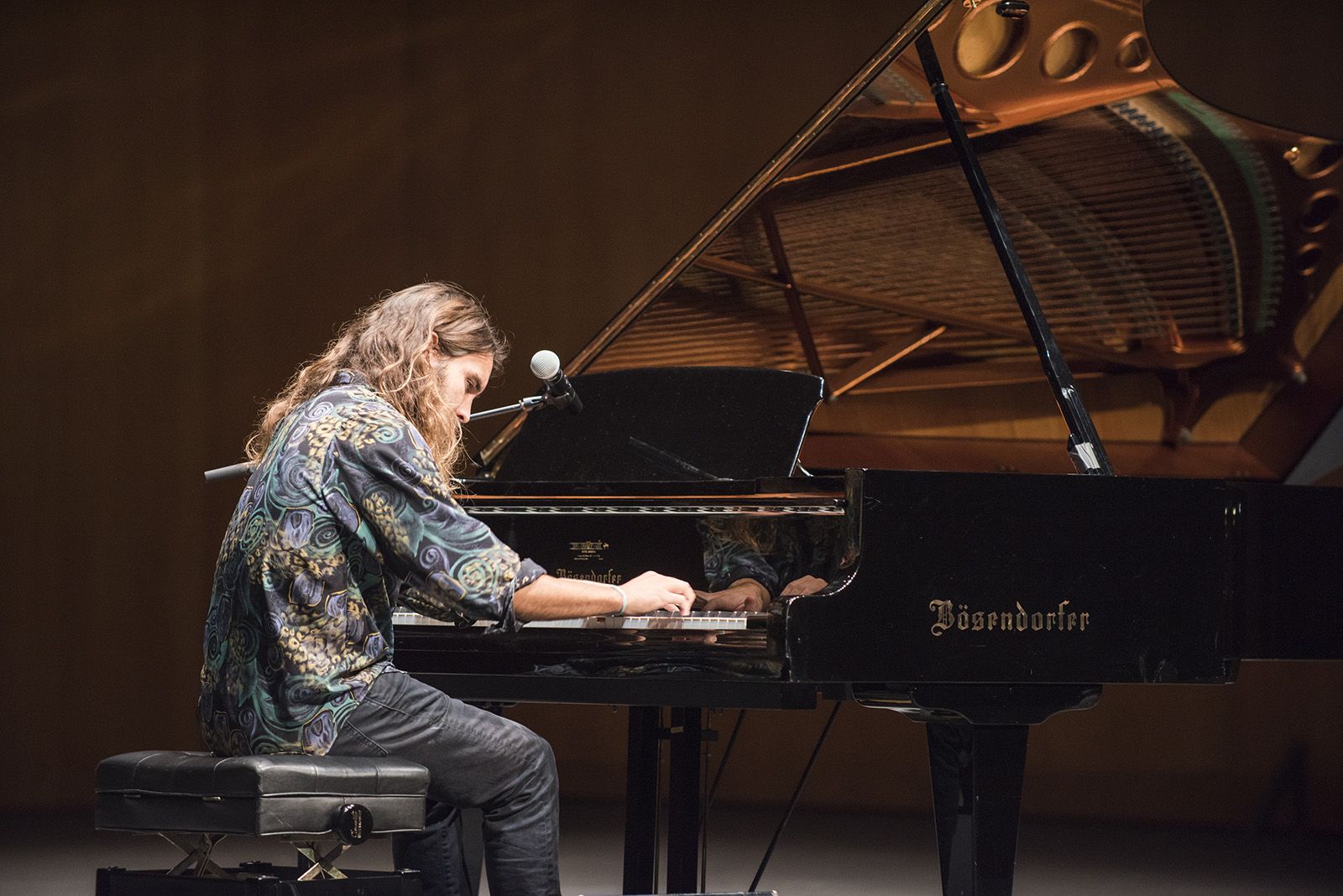 Lucas Delgado, piano - Música amb fusió de jazz. FOTO: Bernat Millet.