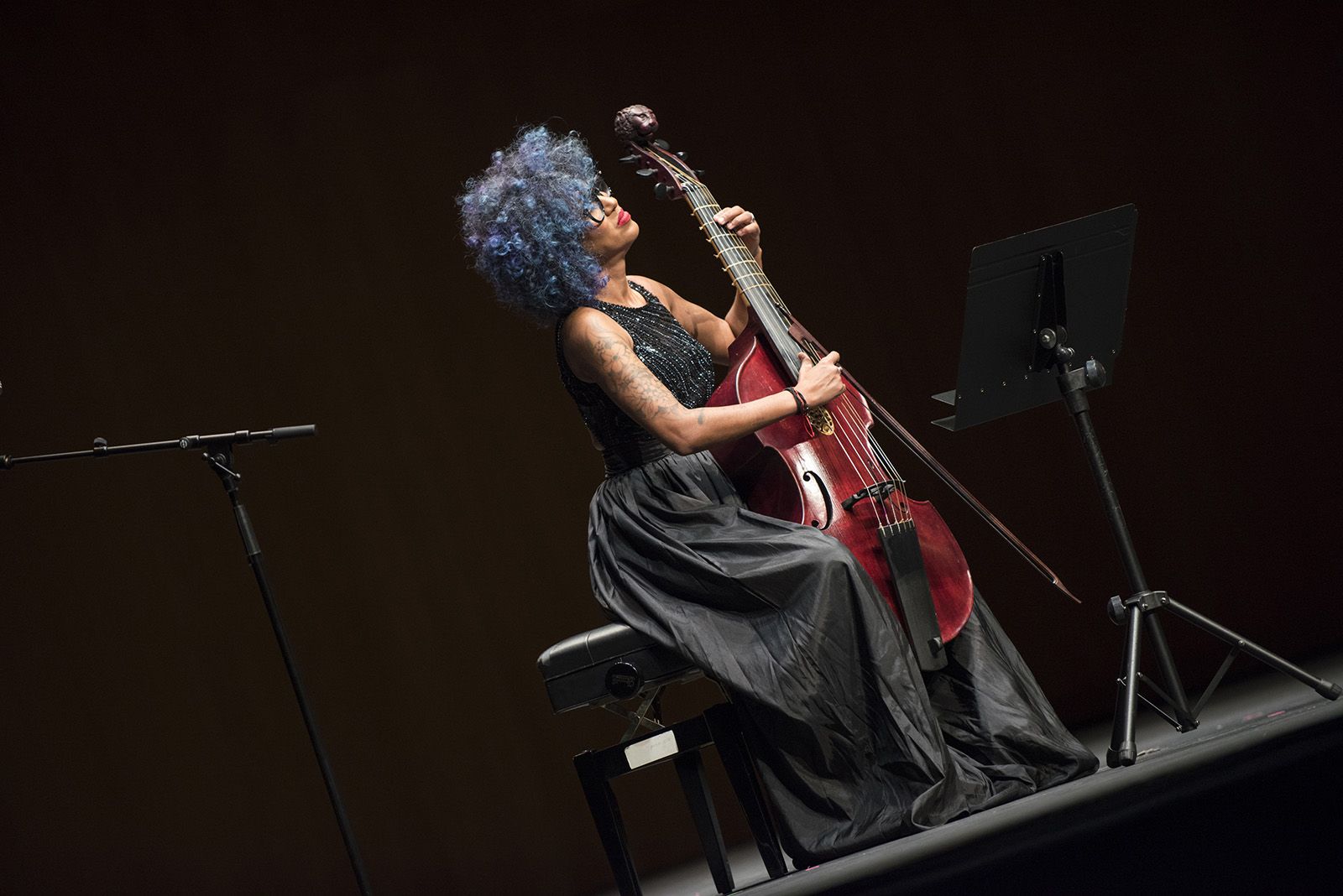 Raquel Andueza & La Galanía, Jesús Fernández i Lixsania Fernández, soprano, tiorba, viola de gamba . Música barroca. FOTO: Bernat Millet.