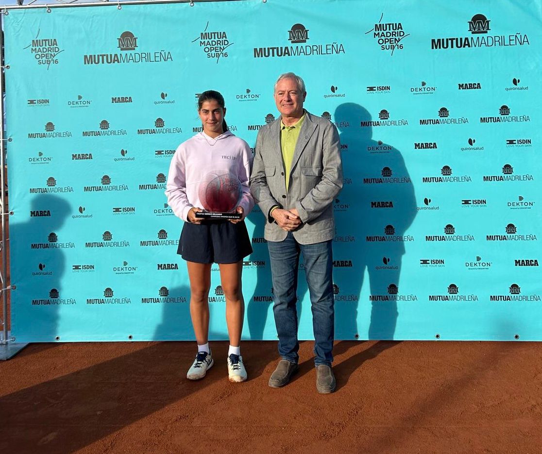 Maria Pares, guanyadora de la competició de tenis. FOTO: Cedida per Joan Carles Pradell