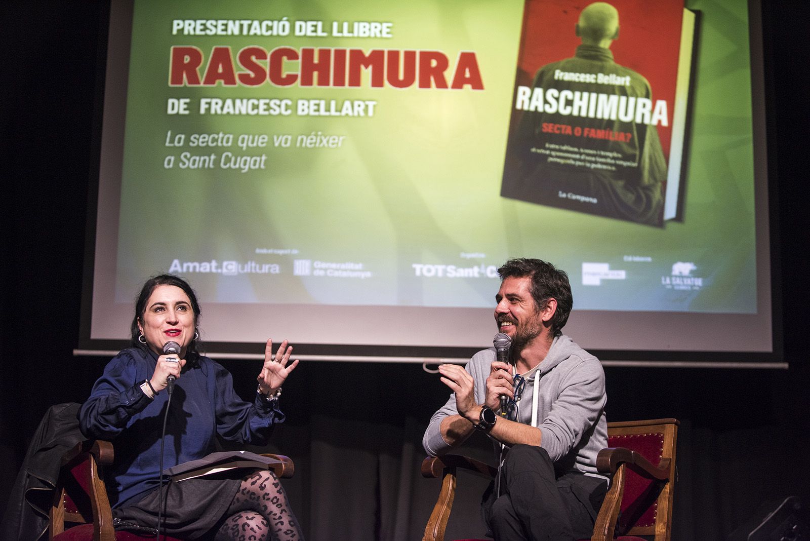 Presentació del llibre 'Raschimura' de Francesc Bellart. FOTO: Bernat Millet.