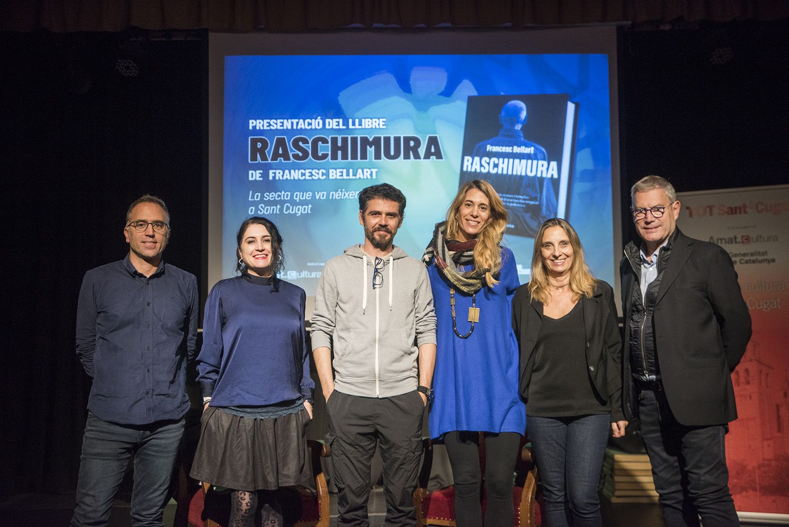 Presentació del llibre 'Raschimura' de Francesc Bellart. FOTO: Bernat Millet.