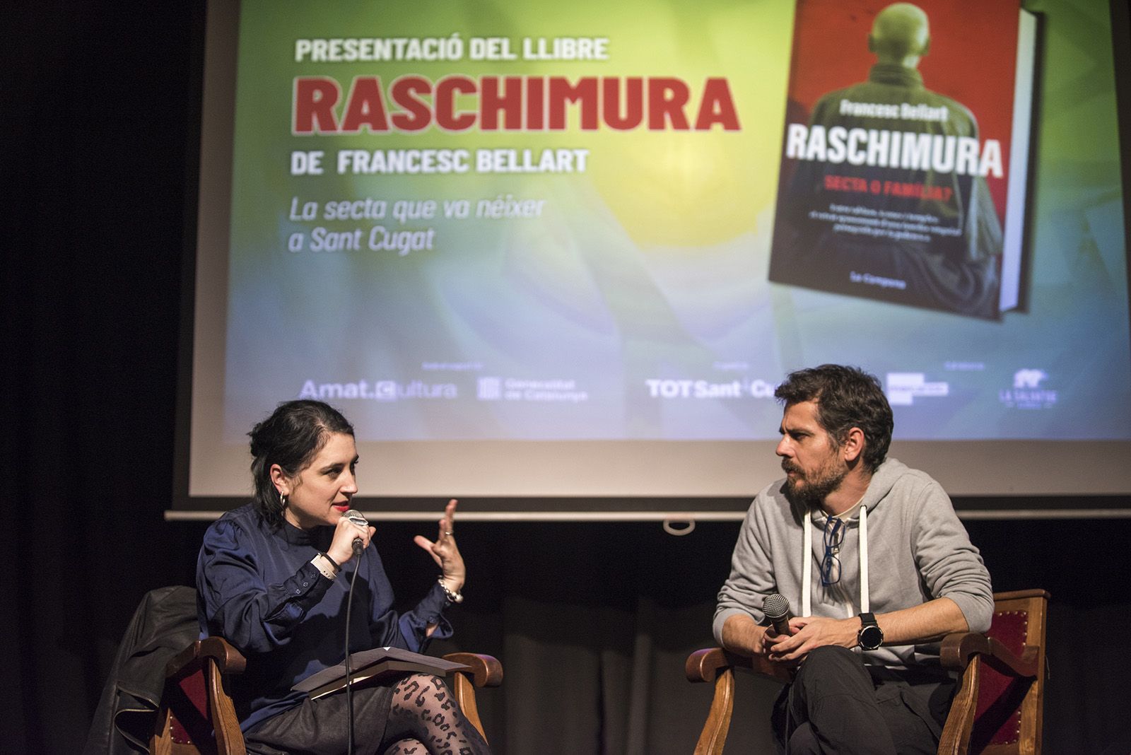 Presentació del llibre 'Raschimura' de Francesc Bellart. FOTO: Bernat Millet.