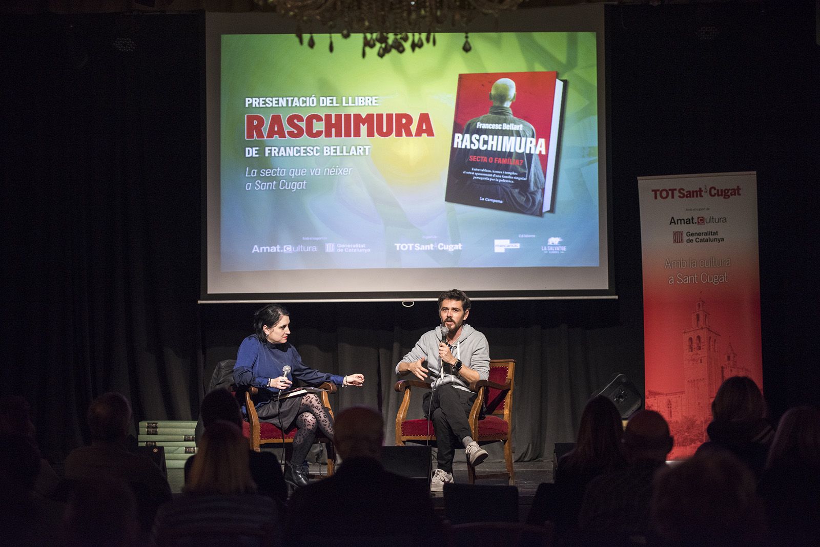 Presentació del llibre 'Raschimura' de Francesc Bellart. FOTO: Bernat Millet.