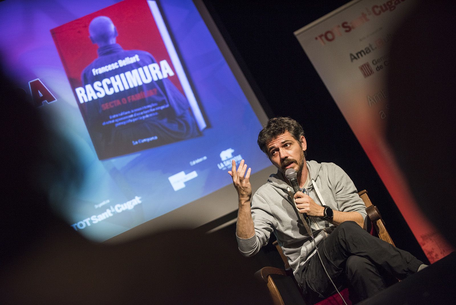 Presentació del llibre 'Raschimura' de Francesc Bellart. FOTO: Bernat Millet.