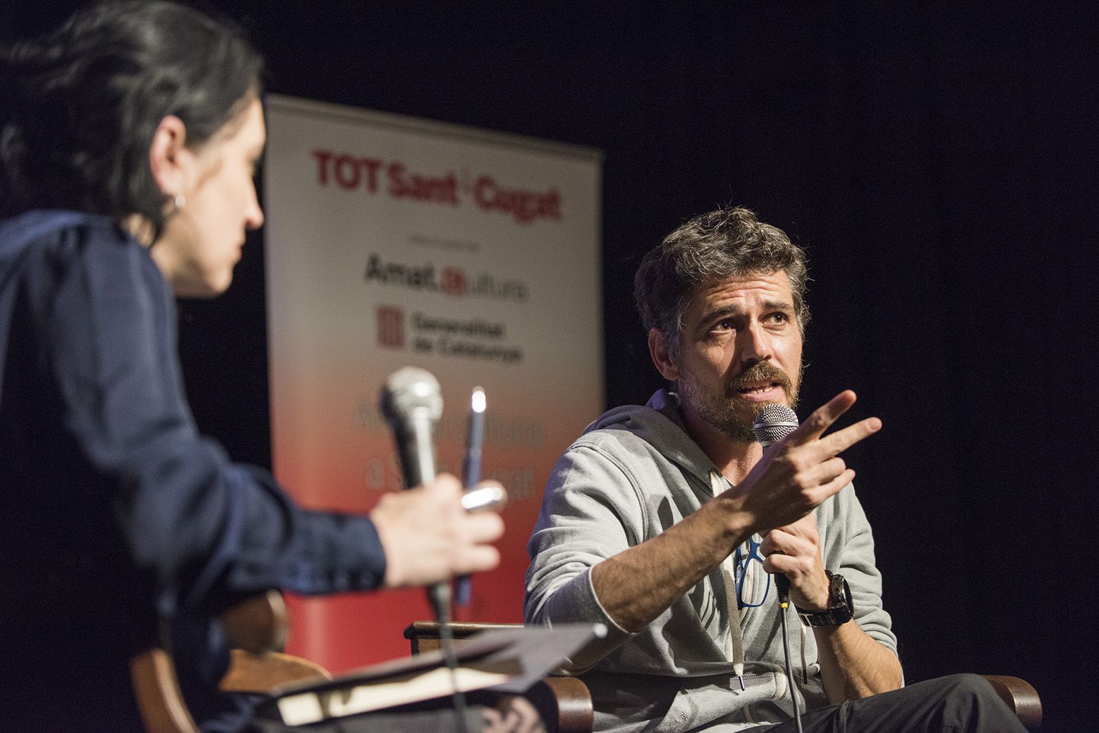 Presentació del llibre 'Raschimura' de Francesc Bellart. FOTO: Bernat Millet.