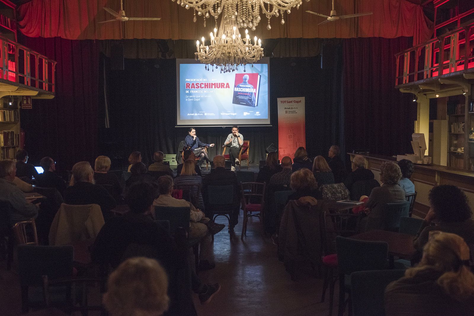 Presentació del llibre 'Raschimura' de Francesc Bellart. FOTO: Bernat Millet.