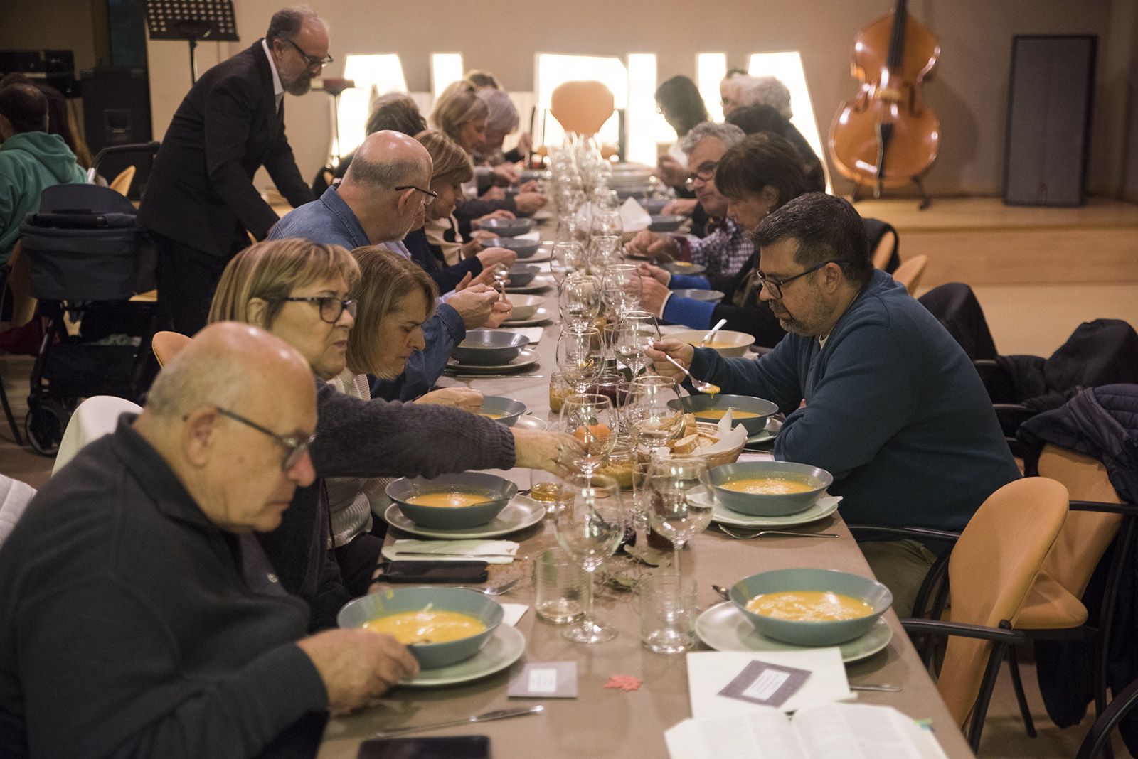 Sopar d'acció de gràcies de l'Església Protestant de Valldoreix. FOTO: Bernat Millet.