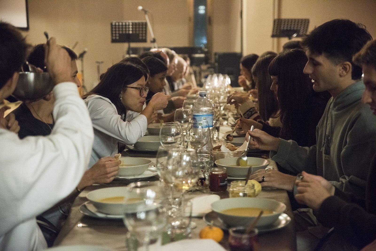 Sopar d'acció de gràcies de l'Església Protestant de Valldoreix. FOTO: Bernat Millet.