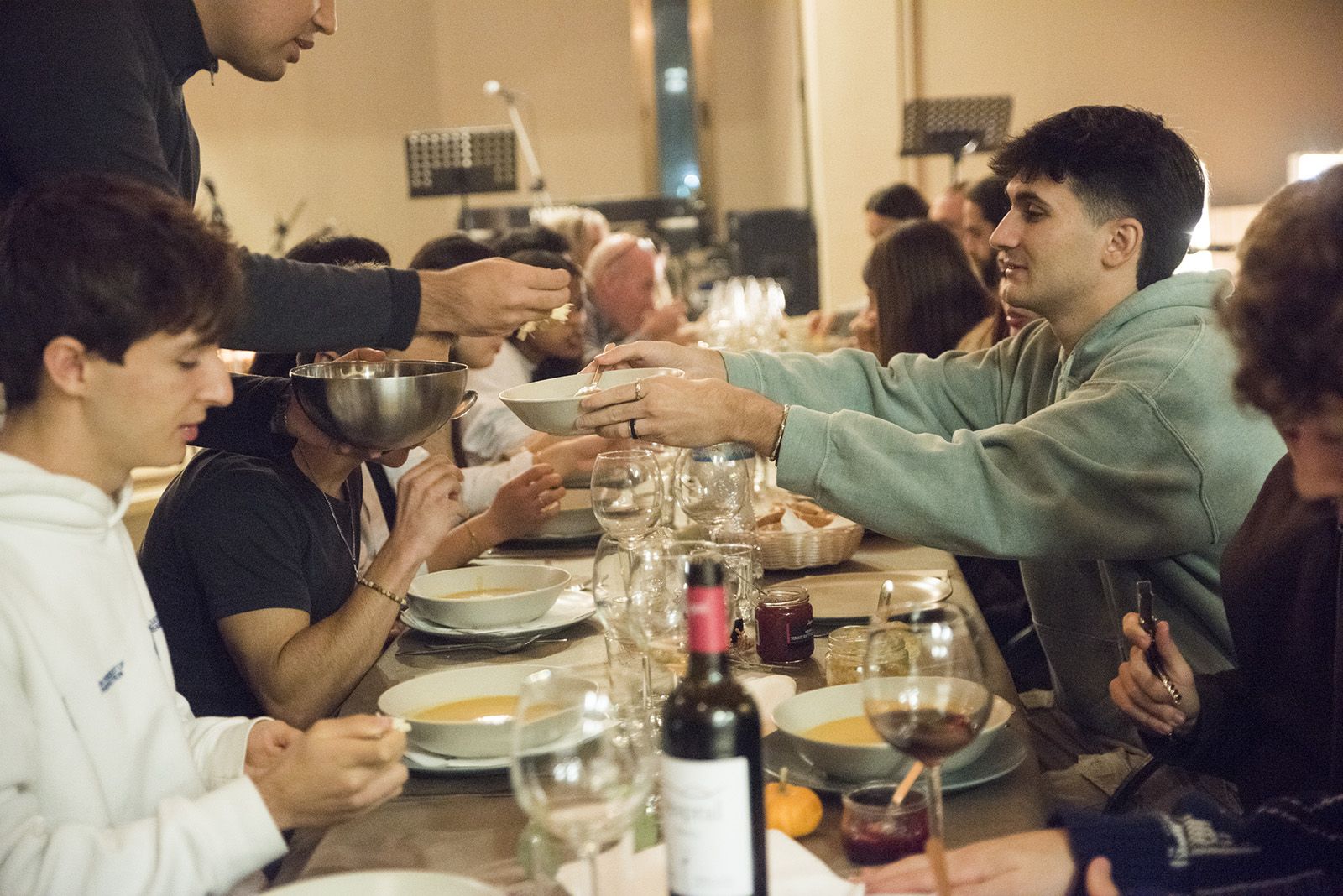 Sopar d'acció de gràcies de l'Església Protestant de Valldoreix. FOTO: Bernat Millet.