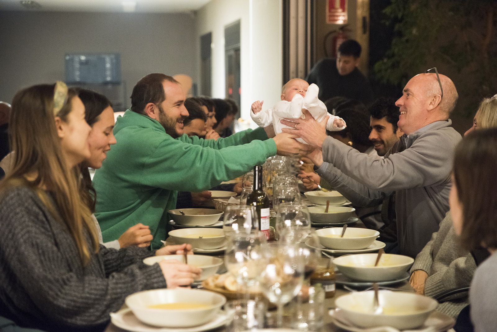 Sopar d'acció de gràcies de l'Església Protestant de Valldoreix. FOTO: Bernat Millet.