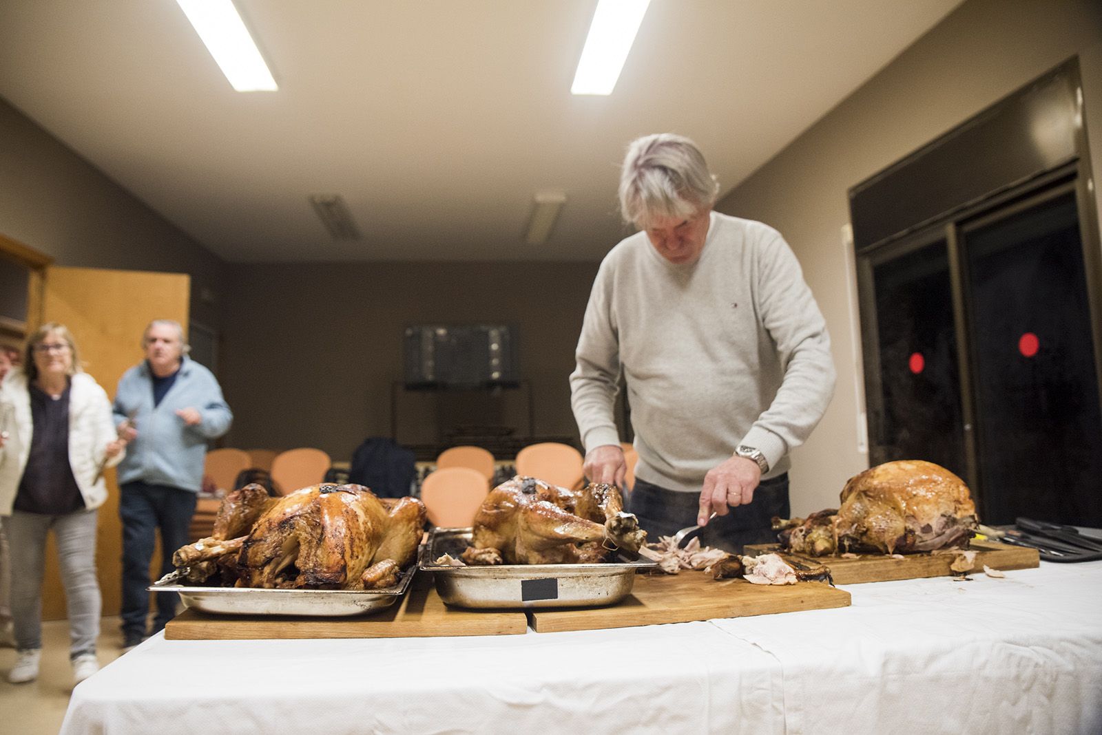 Sopar d'acció de gràcies de l'Església Protestant de Valldoreix. FOTO: Bernat Millet.