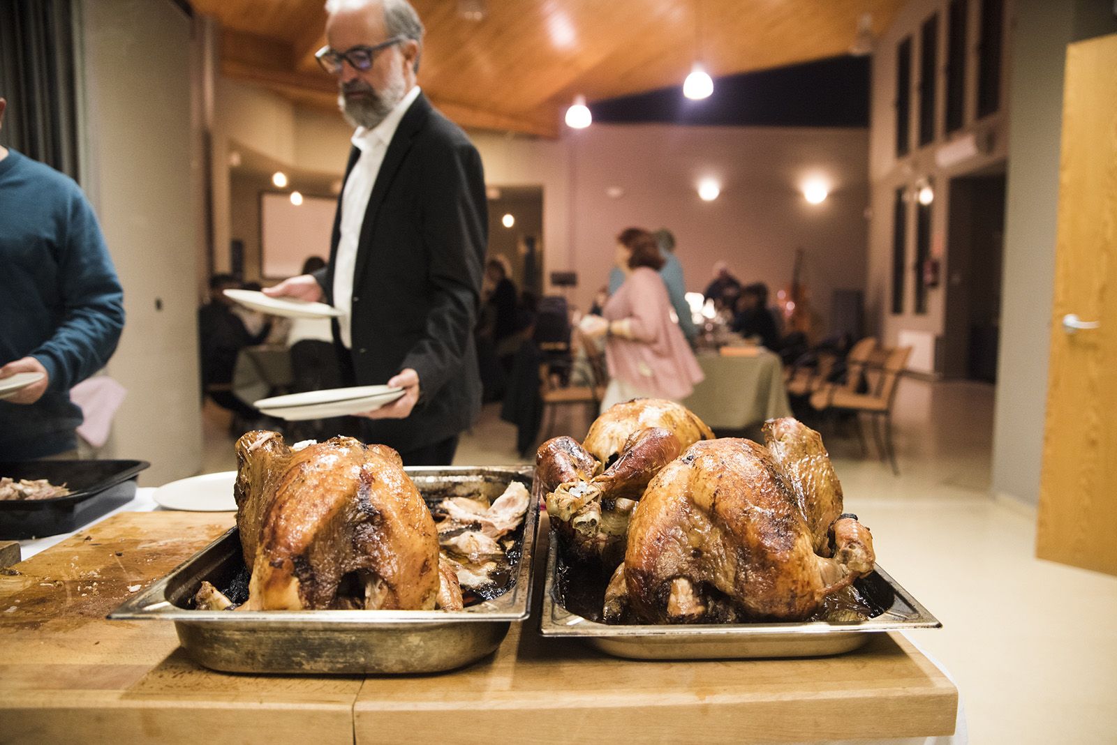 Sopar d'acció de gràcies de l'Església Protestant de Valldoreix. FOTO: Bernat Millet.