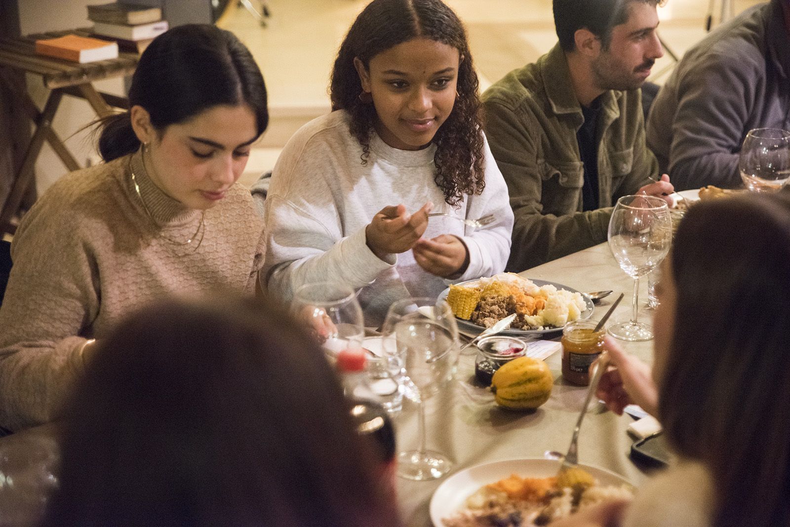 Sopar d'acció de gràcies de l'Església Protestant de Valldoreix. FOTO: Bernat Millet.