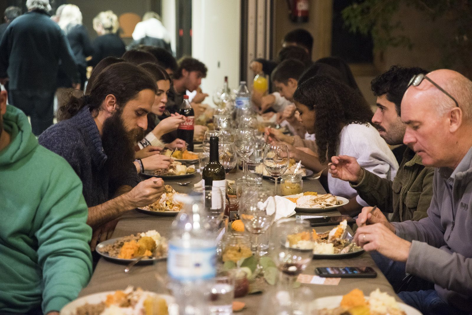 Sopar d'acció de gràcies de l'Església Protestant de Valldoreix. FOTO: Bernat Millet.