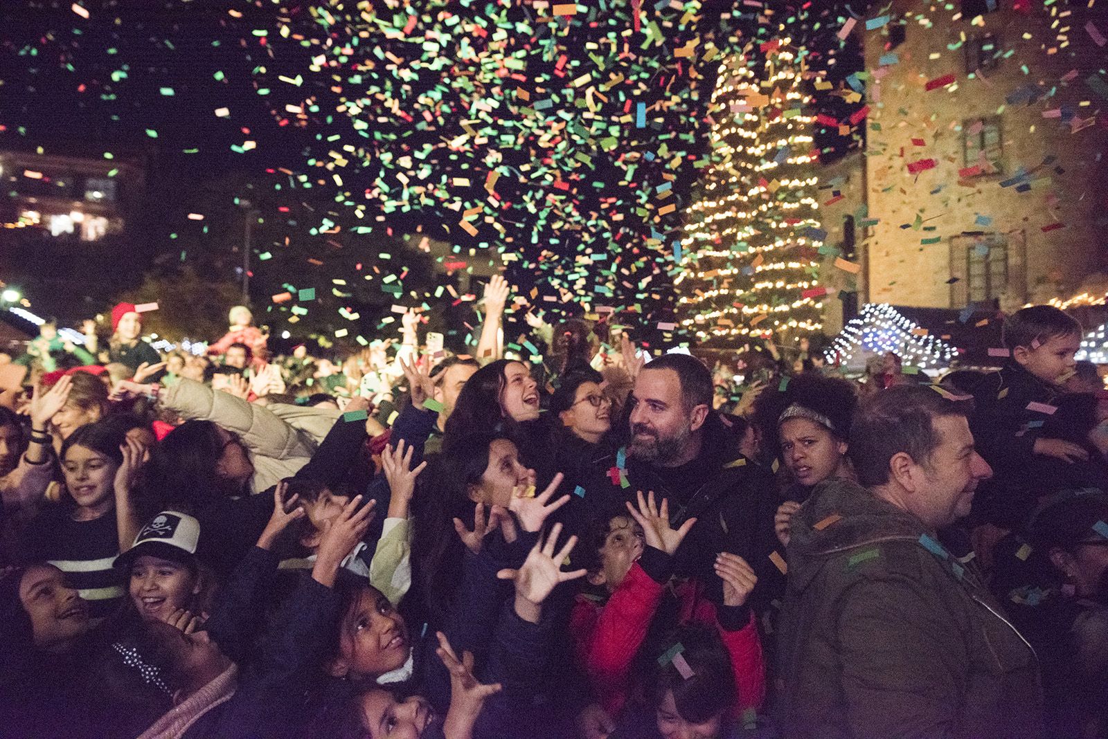 Encesa de llums de Nadal. FOTO: Bernat Millet.